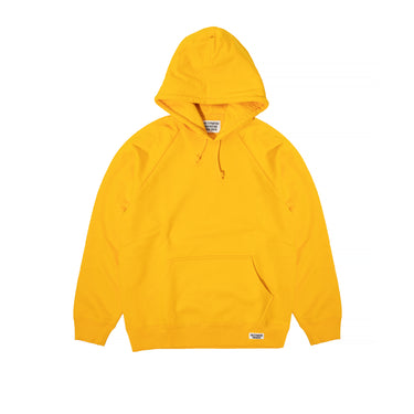 Wacko Maria Mens Washed Heavy Weight Pullover Hoodie 'Yellow
