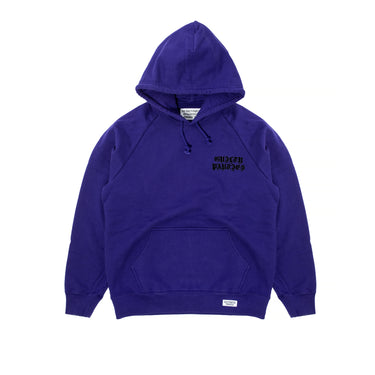 Wacko Maria Mens Washed Heavy Weight Pullover Hoodie Type 2 'Purple'