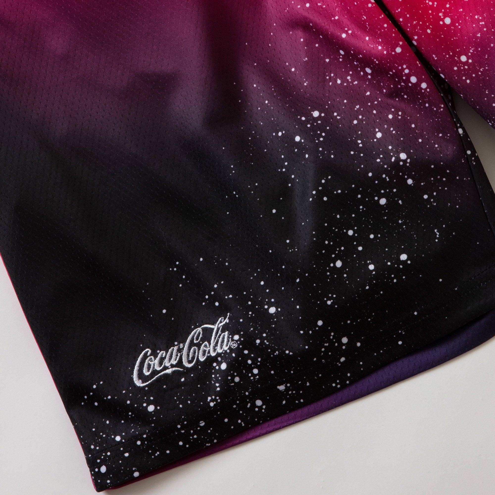 Staple x Coca Cola Mens Starlight Shorts 'Fuschia'