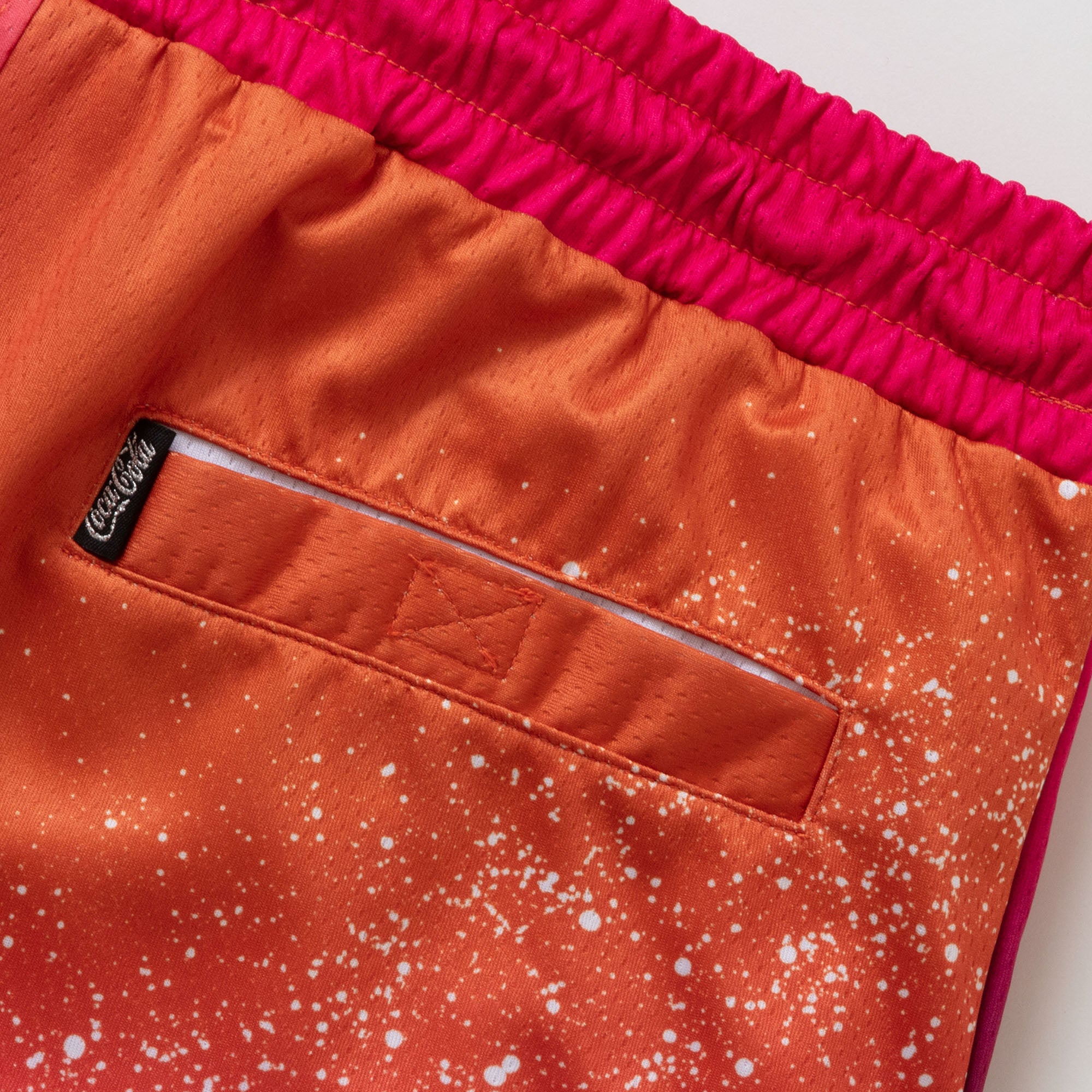 Staple x Coca Cola Mens Starlight Shorts 'Fuschia'