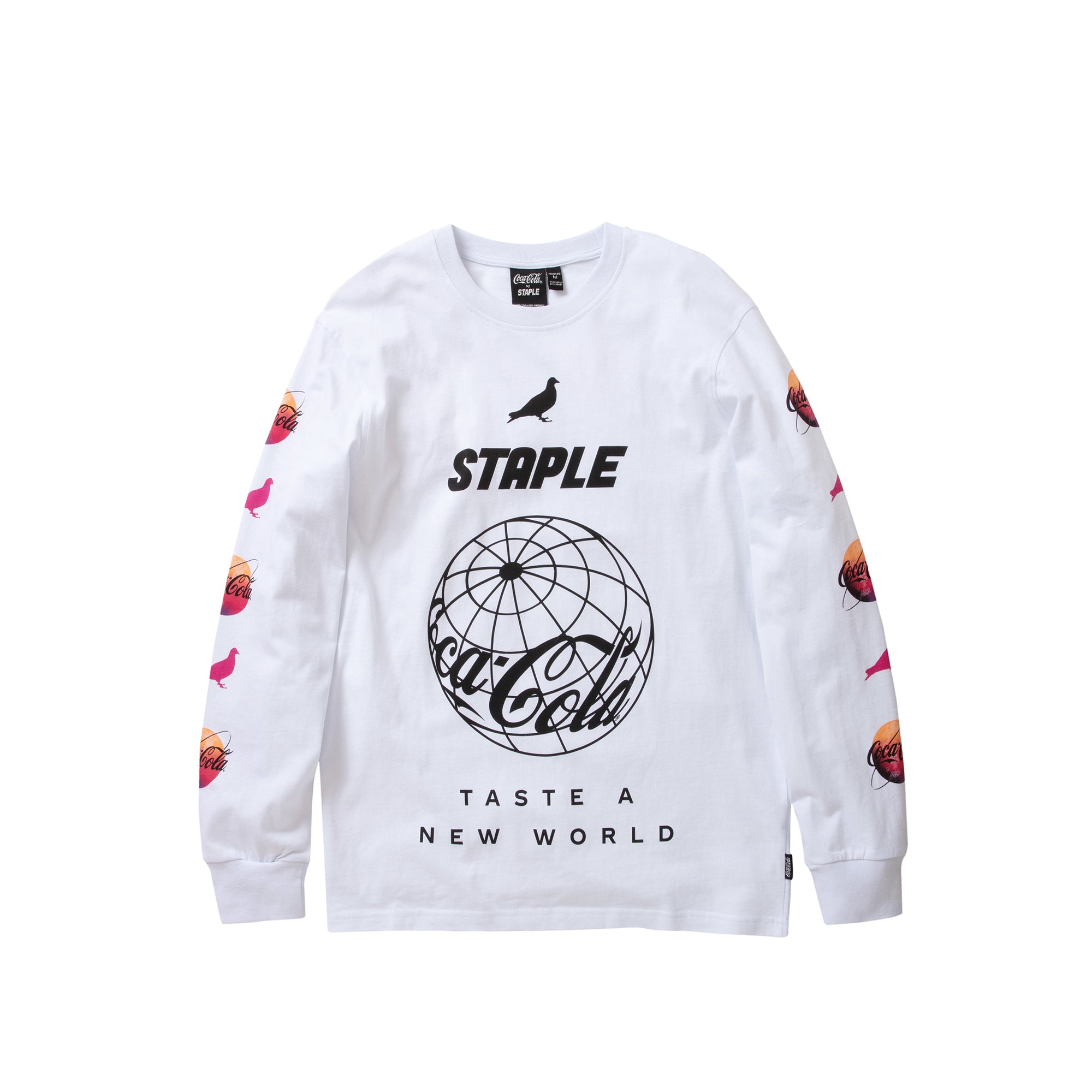 Staple x Coca Cola Mens Starlight L/S Tee 'White'