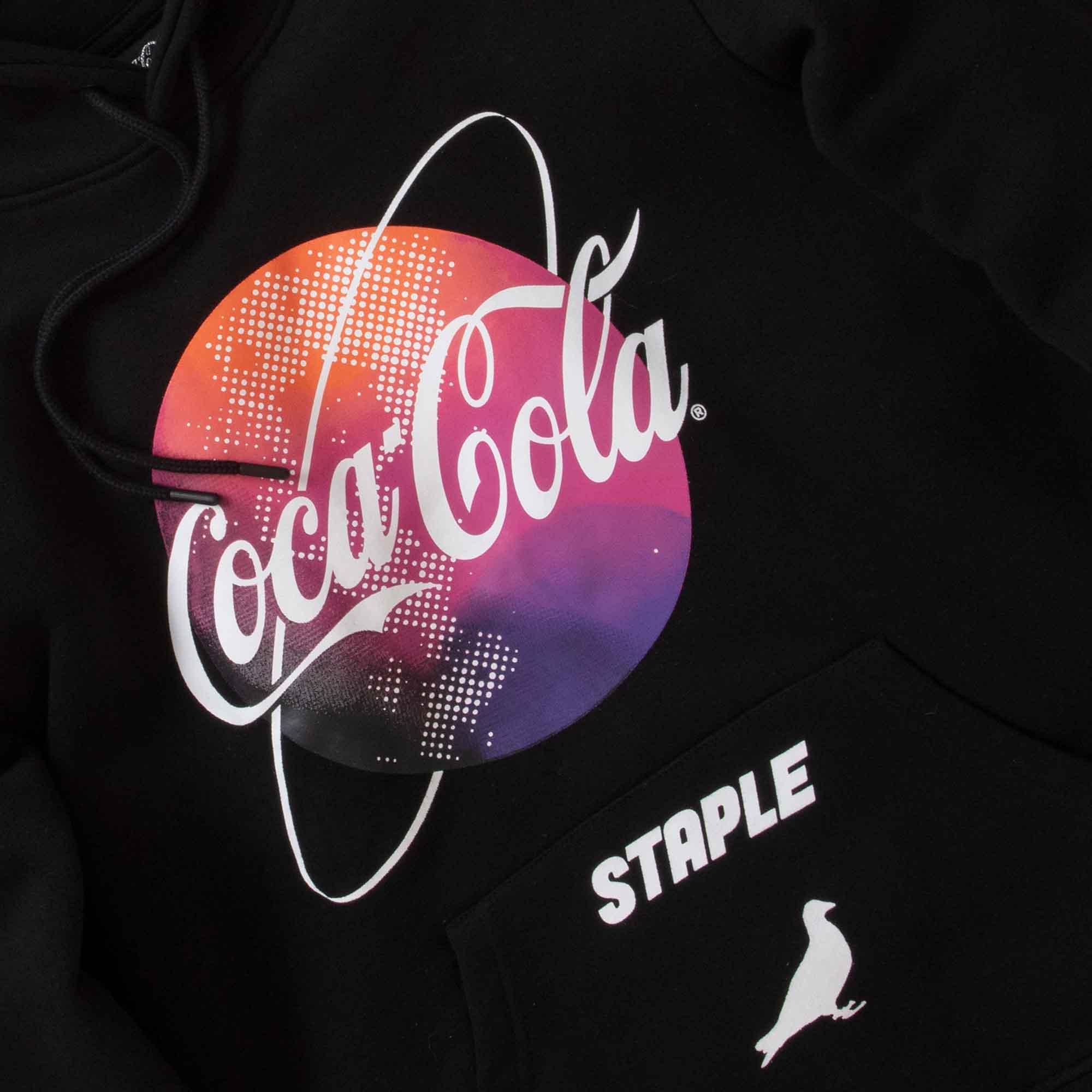 Staple x Coca Cola Mens Starlight Hoodie 'Black'