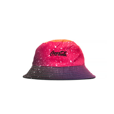 Staple x Coca Cola Mens Starlight Bucket Hat 'Fuschia'