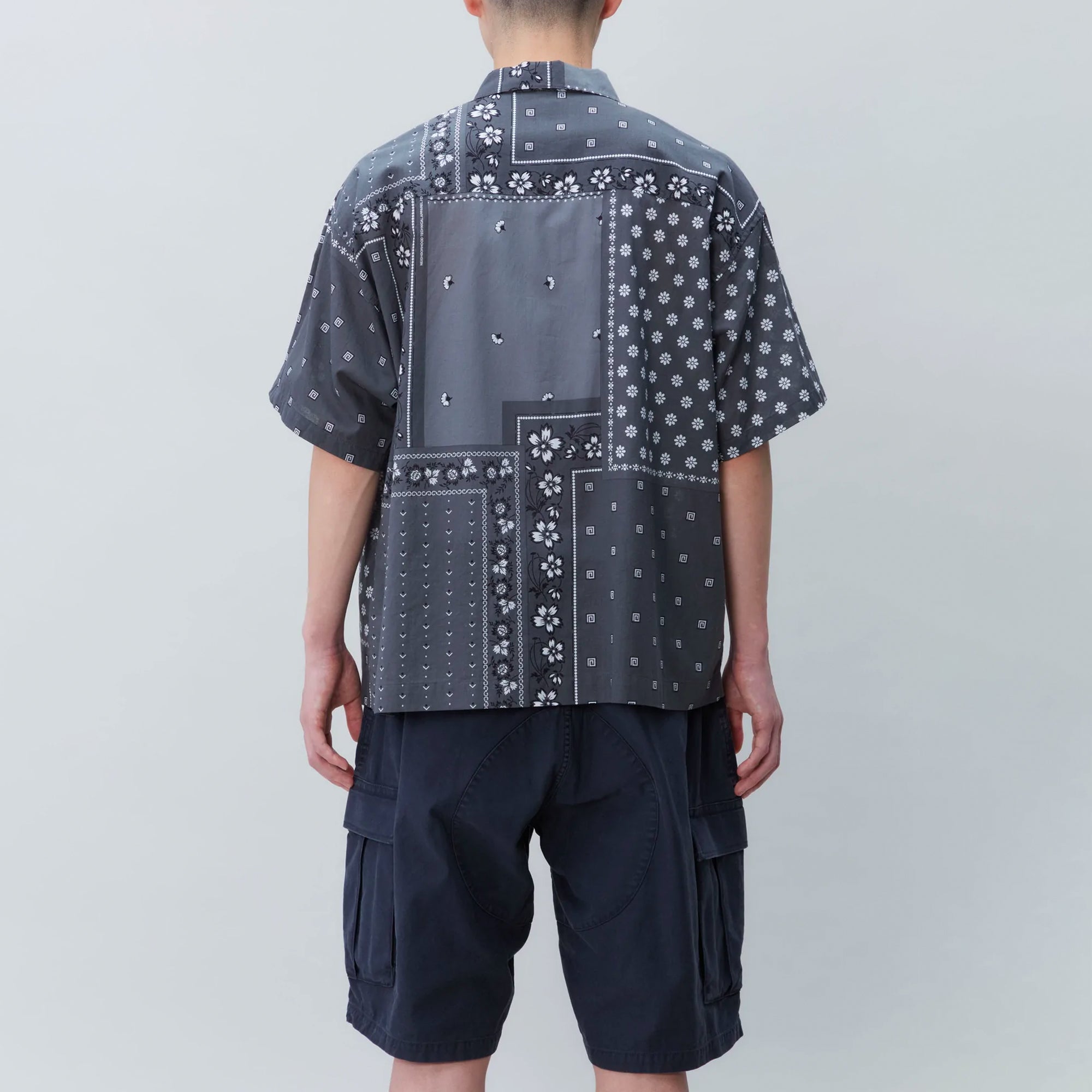 Neighborhood Mens Bandana Chopped SS Shirt