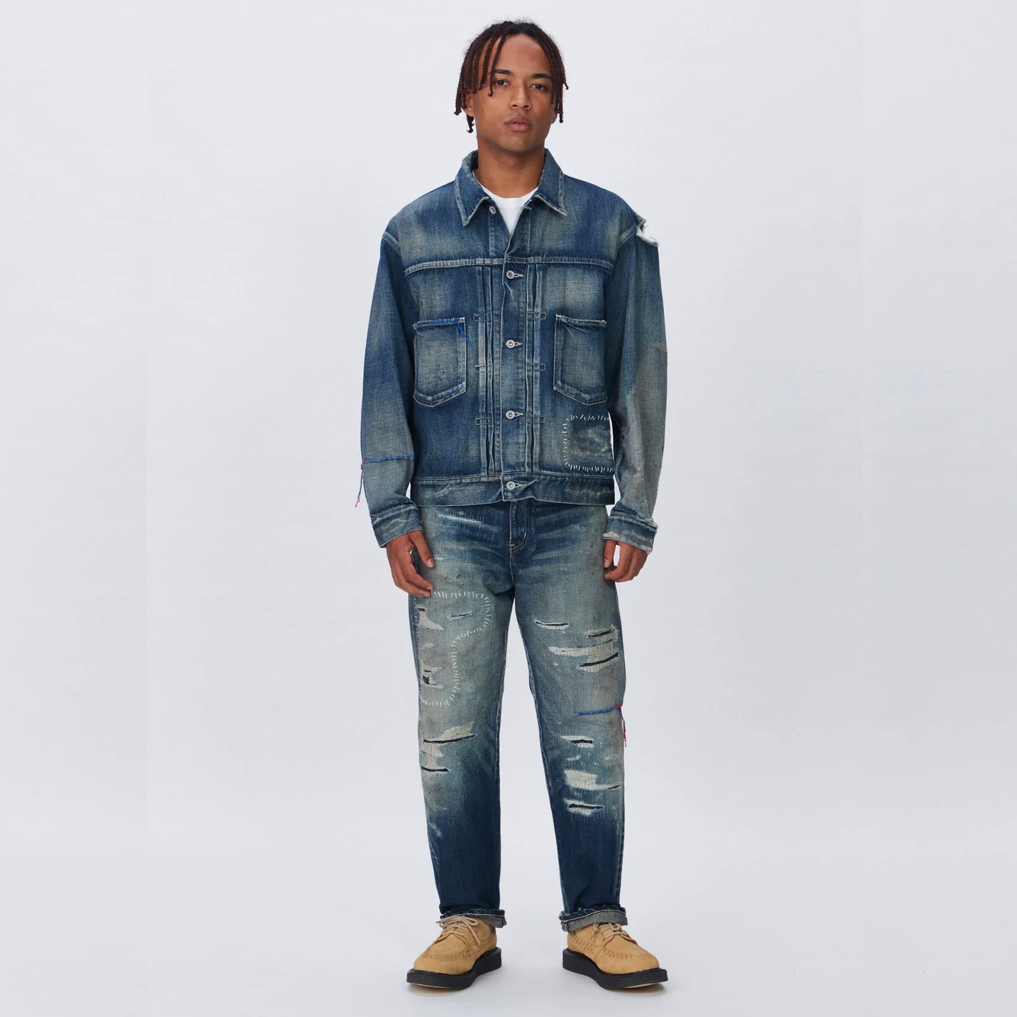 Neighborhood Mens Savage Denim Type-2 Jacket – Extra Butter