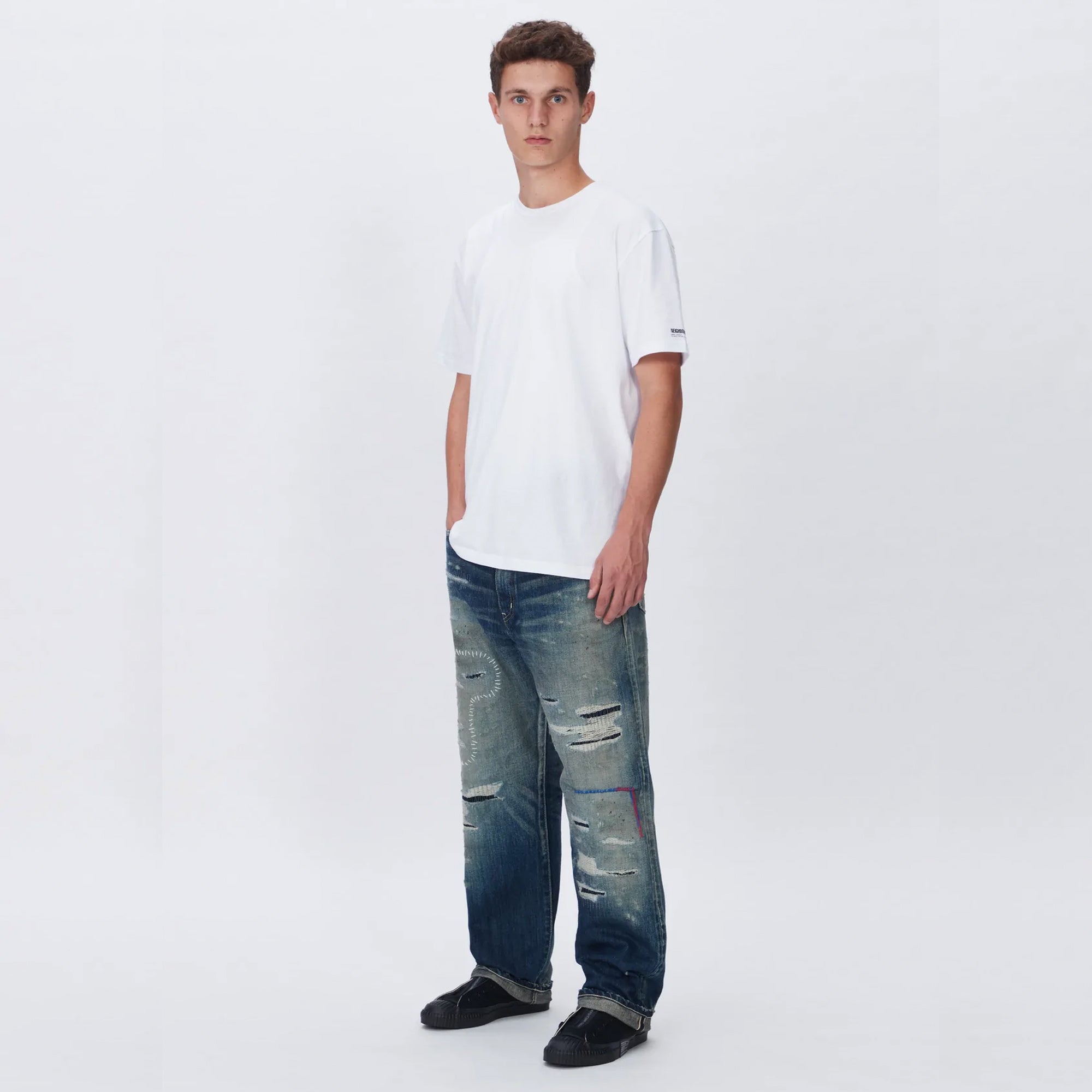 Neighborhood Mens Savage Denim Basic Jeans – Extra Butter
