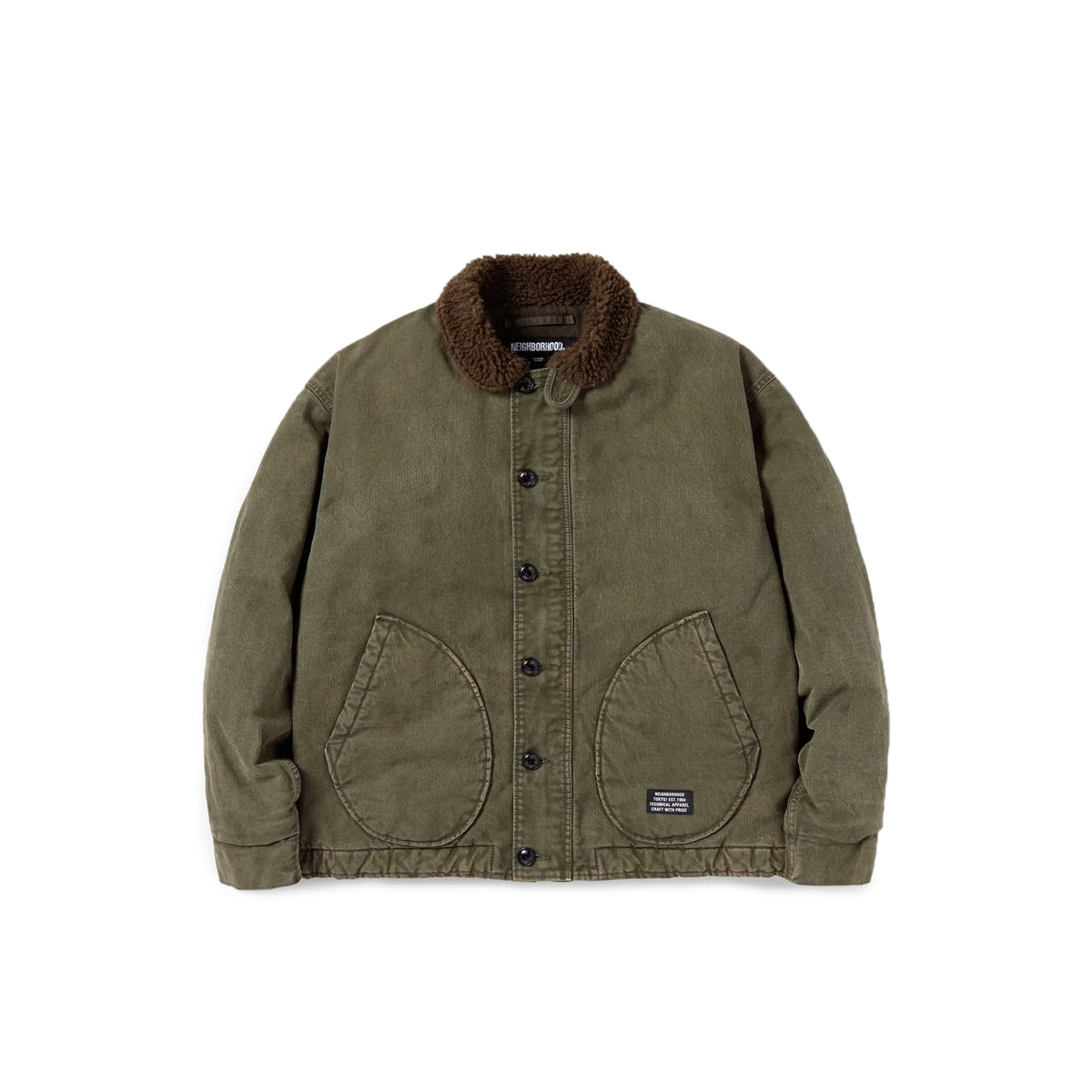 Neighborhood Mens N-1 Deck Jacket – Extra Butter