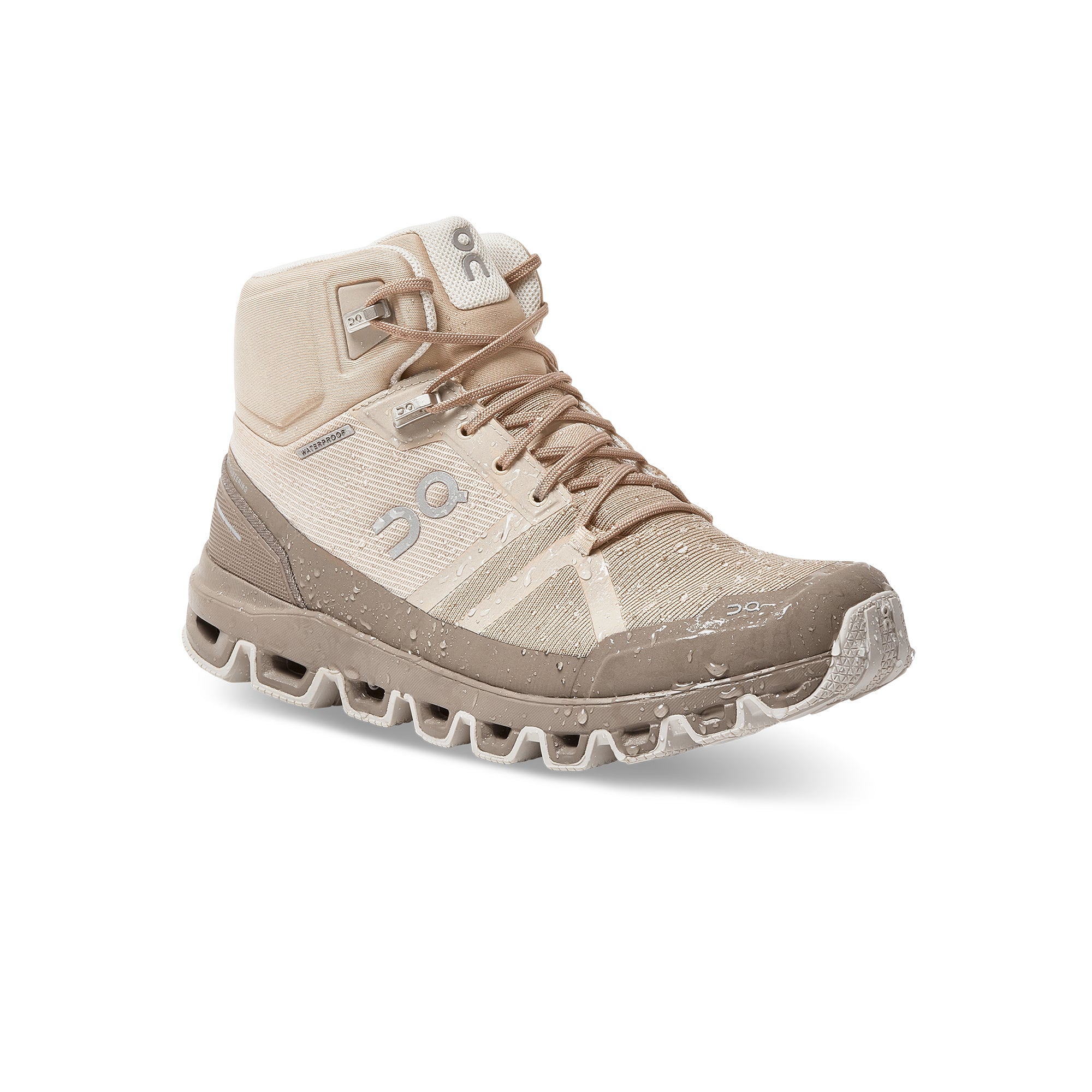 On Womens Cloudrock Waterproof Shoes 'Desert/Clay