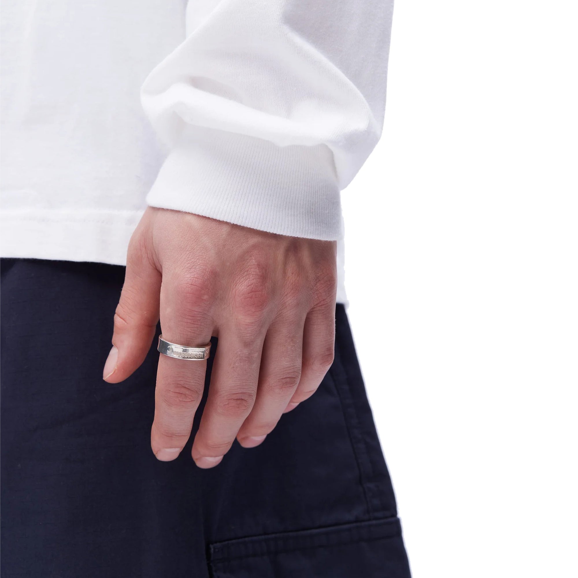 17号 NEIGHBORHOOD SILVER PLAIN RING Neighborhood Mens Silver Plain Ring – Extra Butter