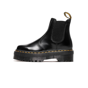 Dr. Martens 2976 Polished Smooth Platform Chelsea Boot in Black