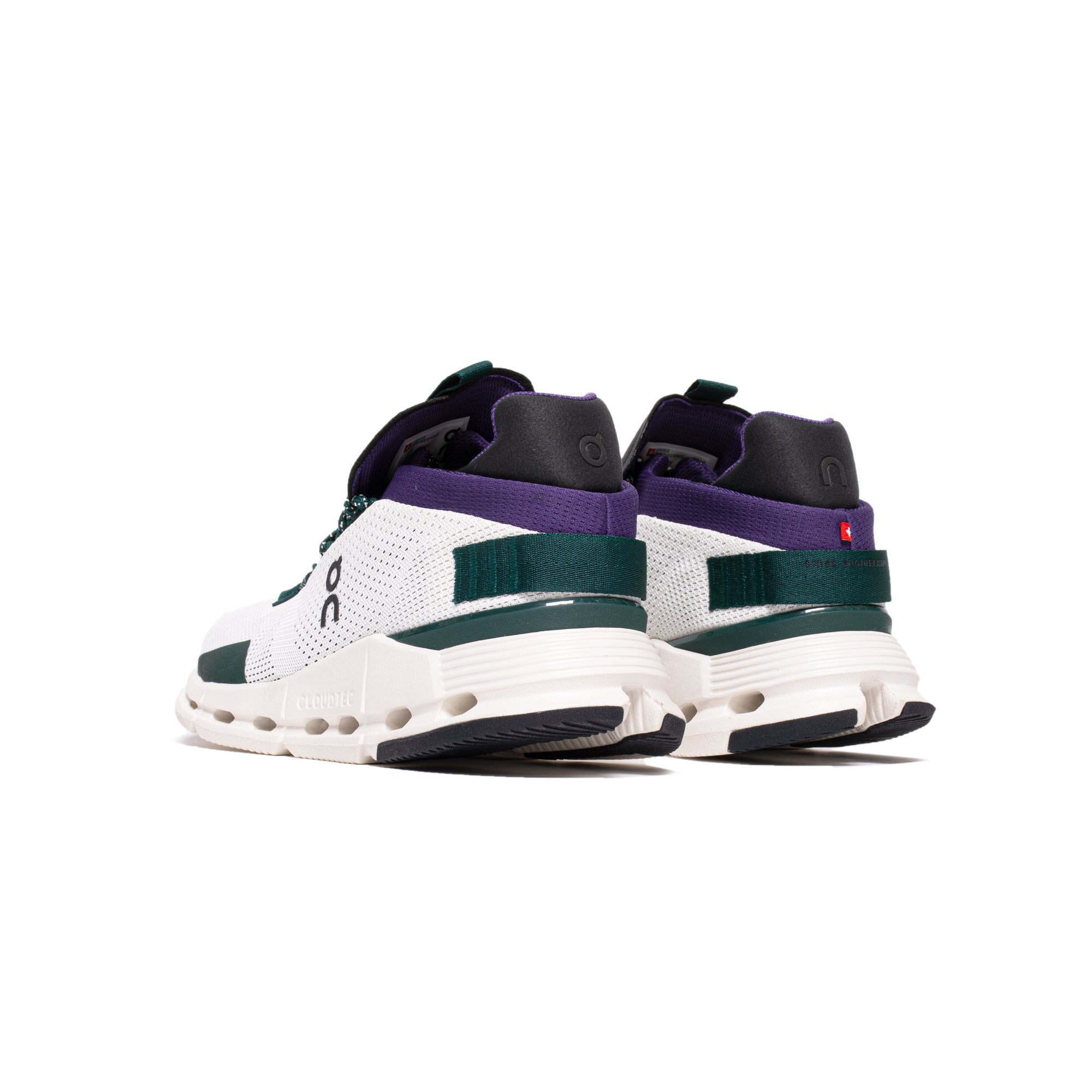 On! Womens Cloudnova Shoes 'White/Violet'