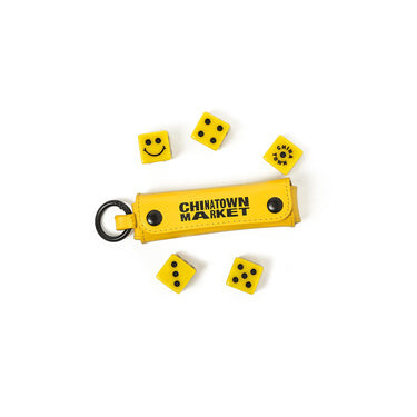 Chinatown Market Smiley Dice 5 Set With Case