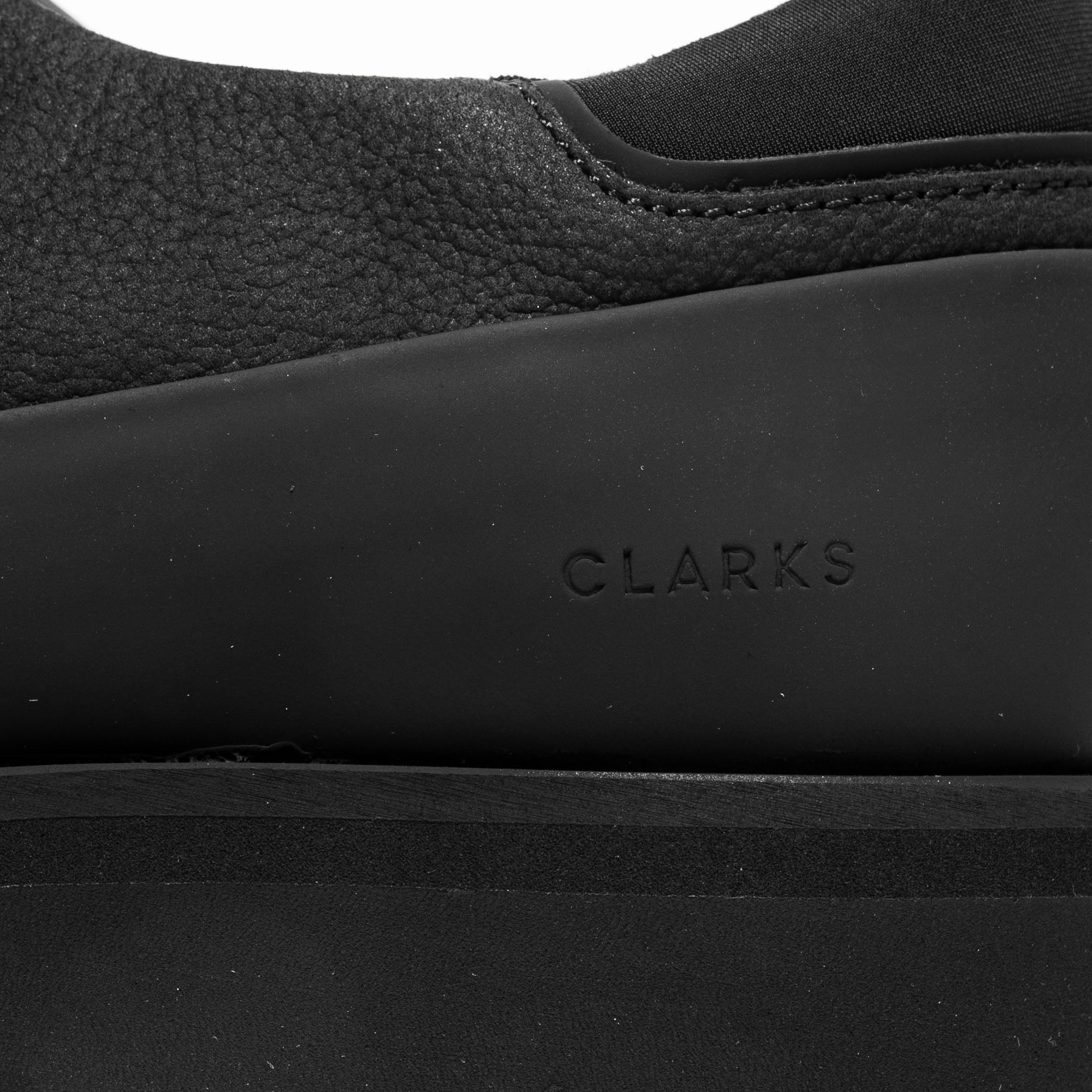 Clarks Men Wallabe Hiker Shoes 'Black'