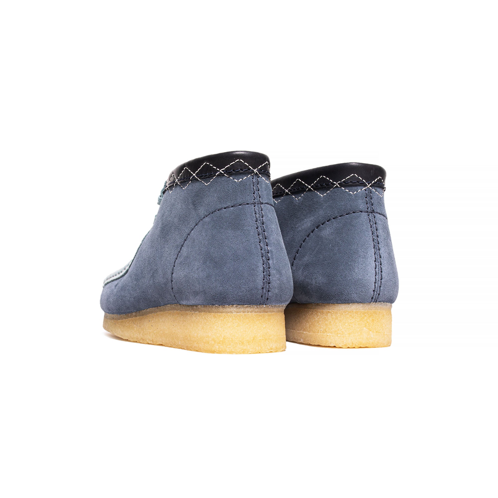 Clarks Mens Stitch Pack Wallabee Boots 'Blue'