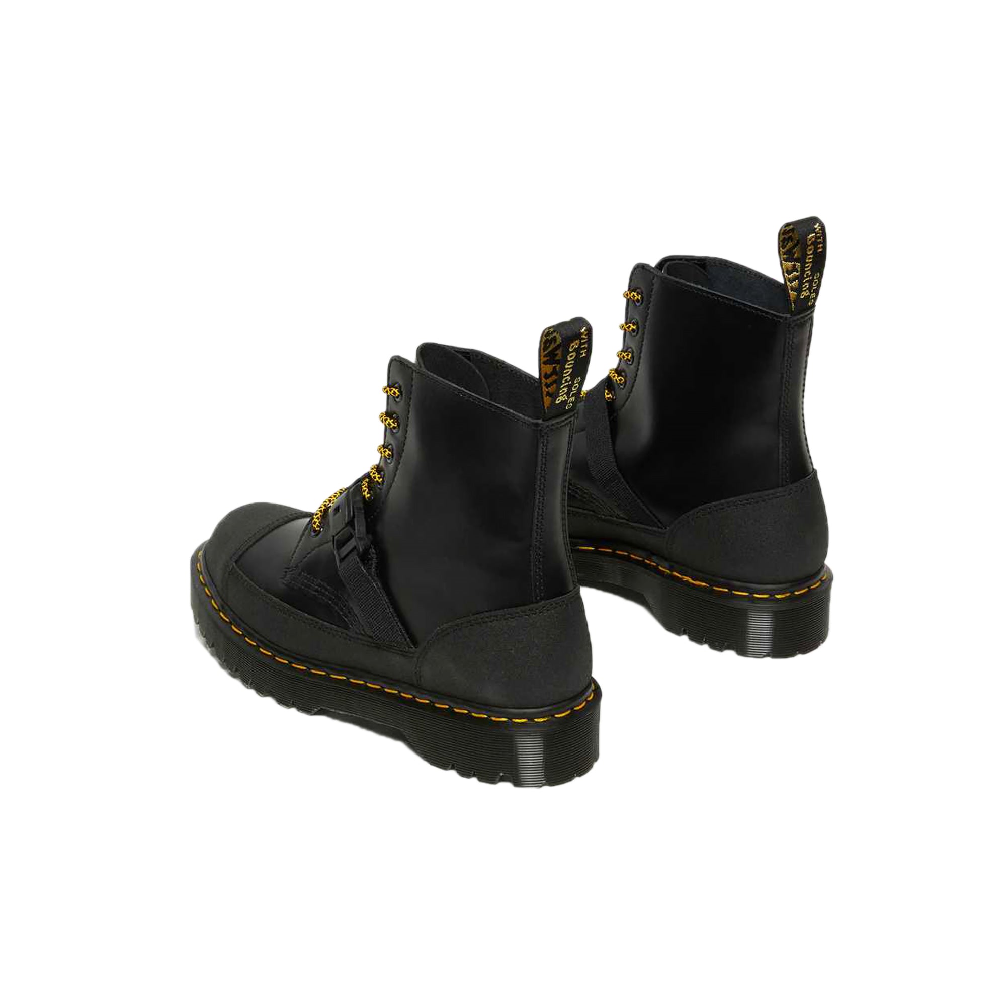 Dr.Martens Mens 1460 Tech  Shoes 'Black Smooth/Dual Original'