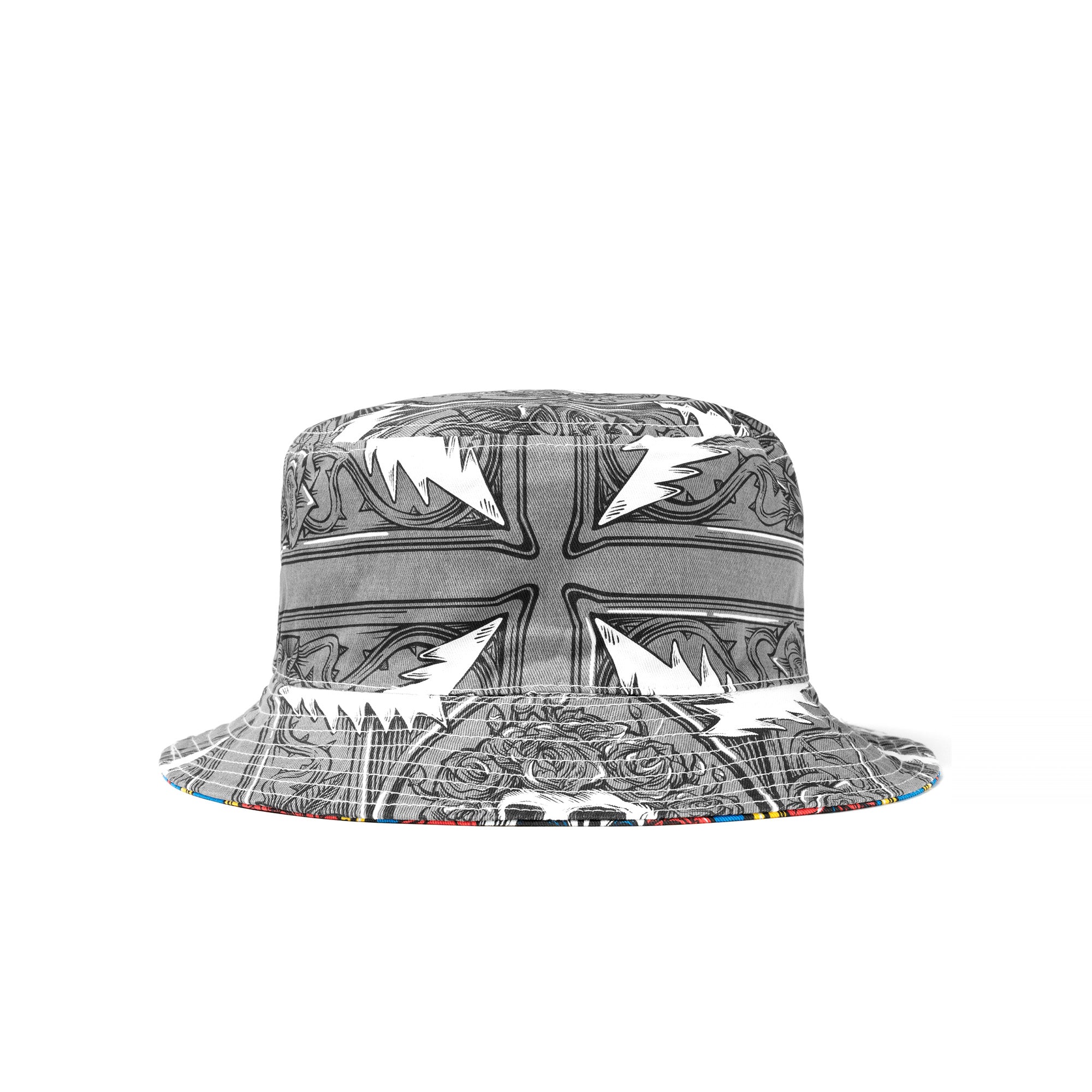 Chinatown Market Mens 'Multi' Border Bandana Bucket Hat