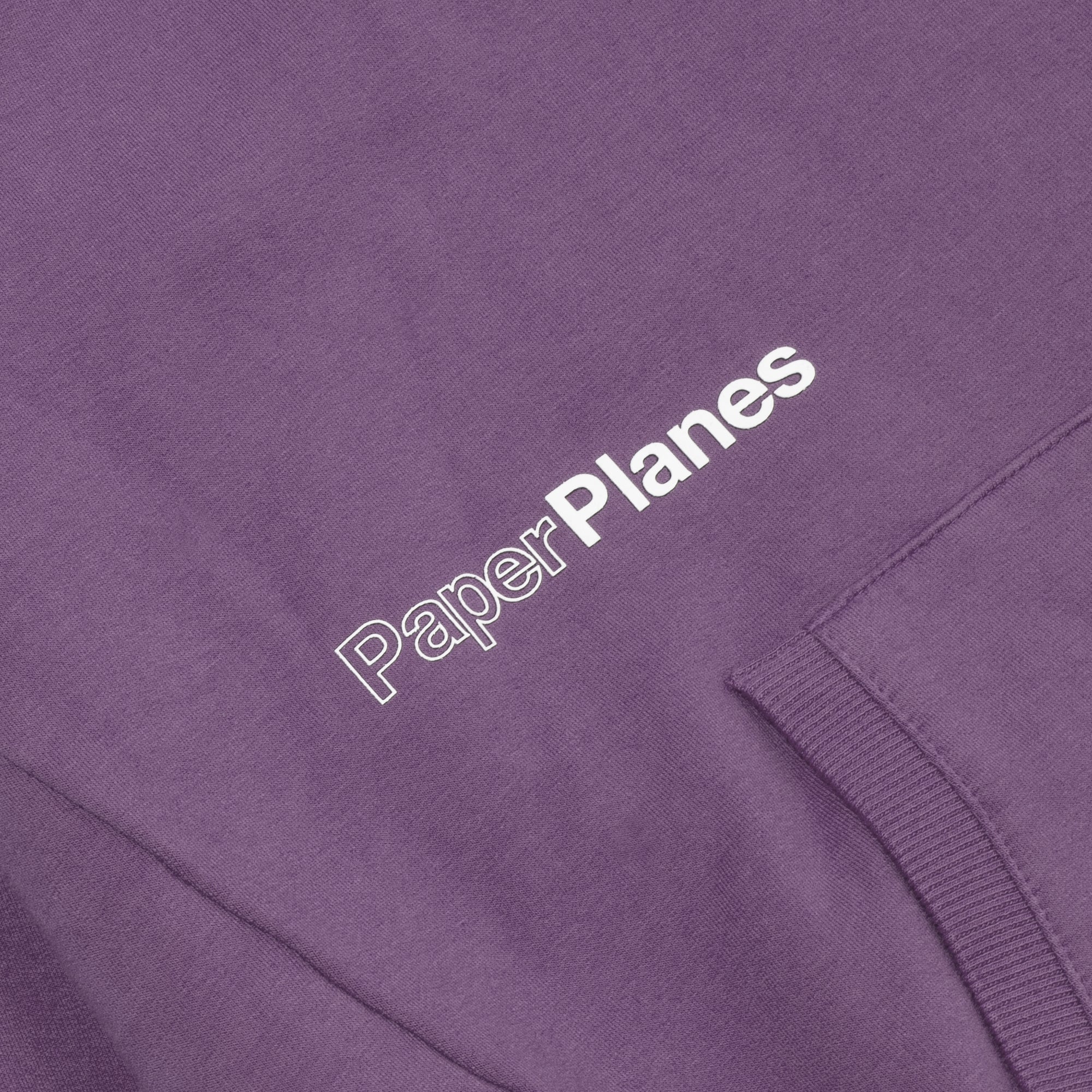 Paper Planes Mens Advanced Garment Dye Hoodie 'Mauve'