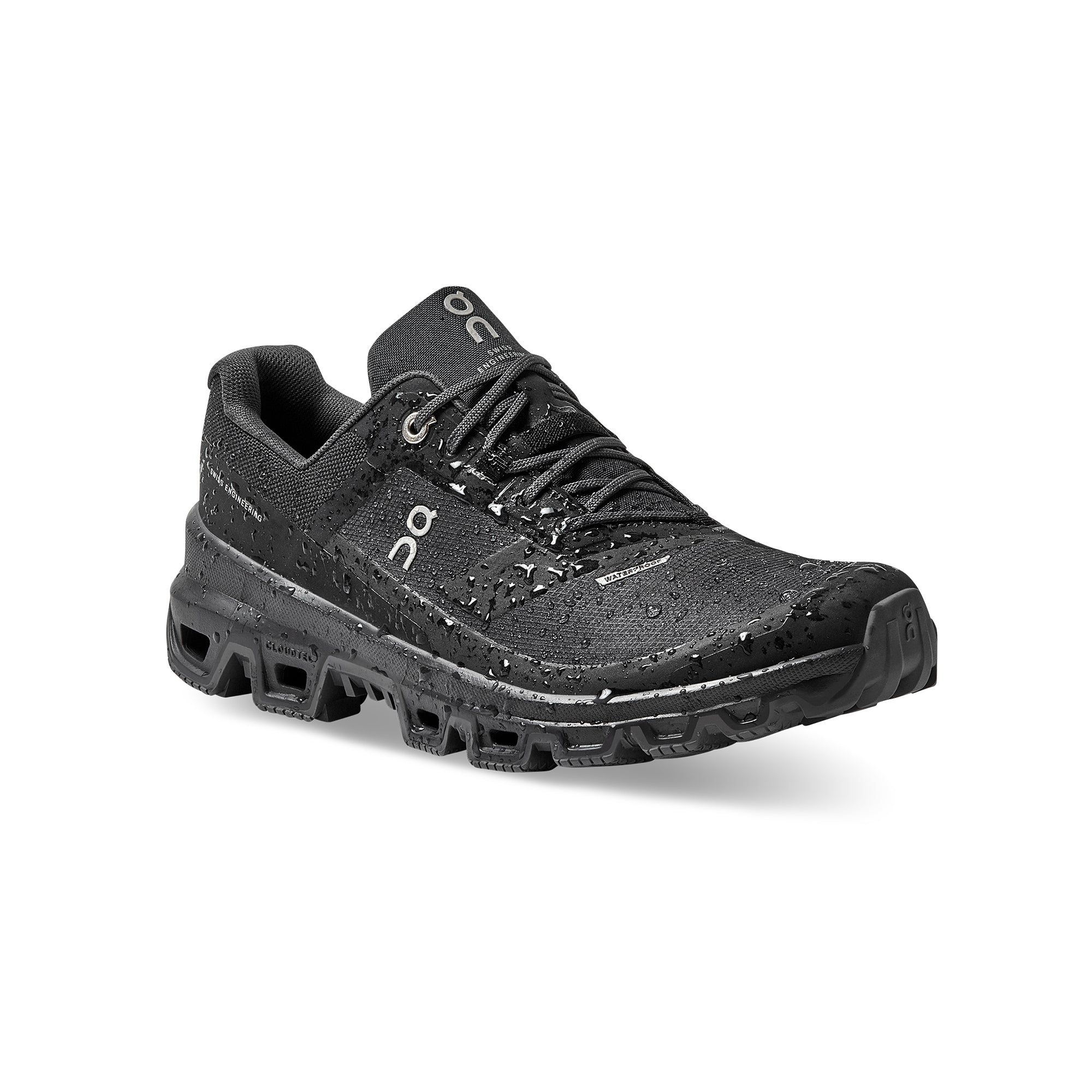 On Womens Cloudventure Waterproof Shoes 'Black'