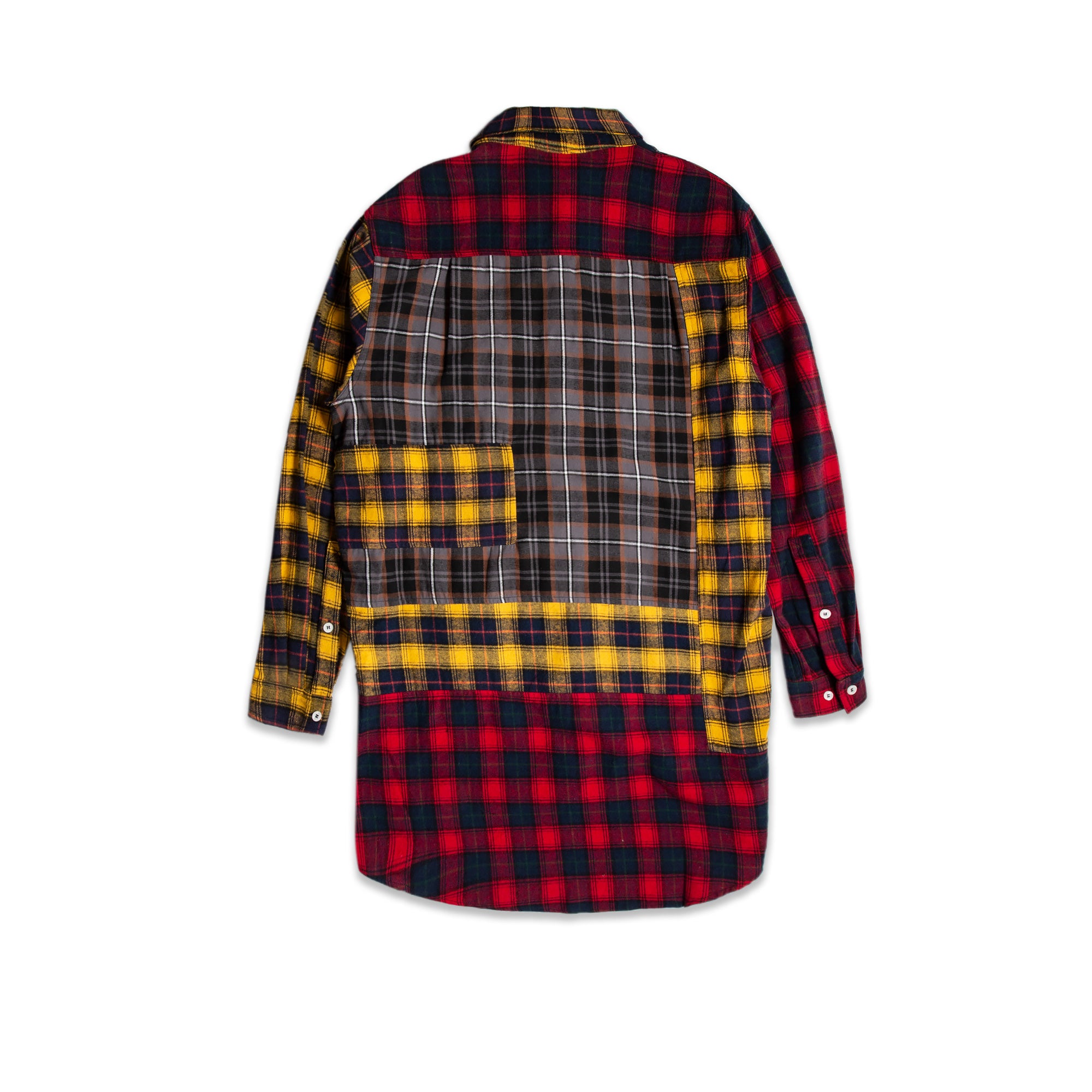 Perks And Mini Mens Arial Canopy Checked Panel Shirt