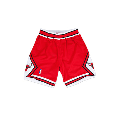 Mitchell & Ness Men's Chicago Bulls Authentic Basketball Shorts- Red