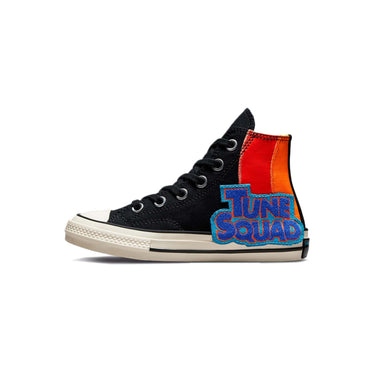 Converse Pre-School Chuck 70 HI Shoes 'Black/Mantra Orange'