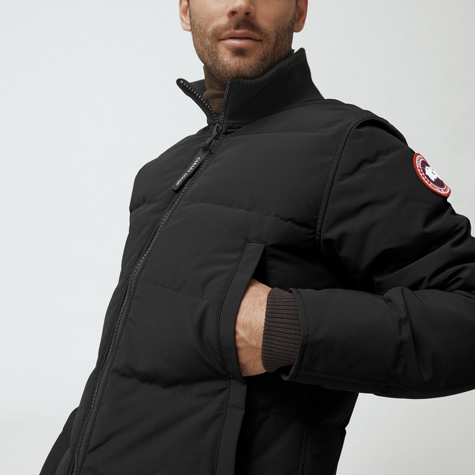 Canada Goose Mens Woolford Jacket 'Black-Noir' – Extra Butter