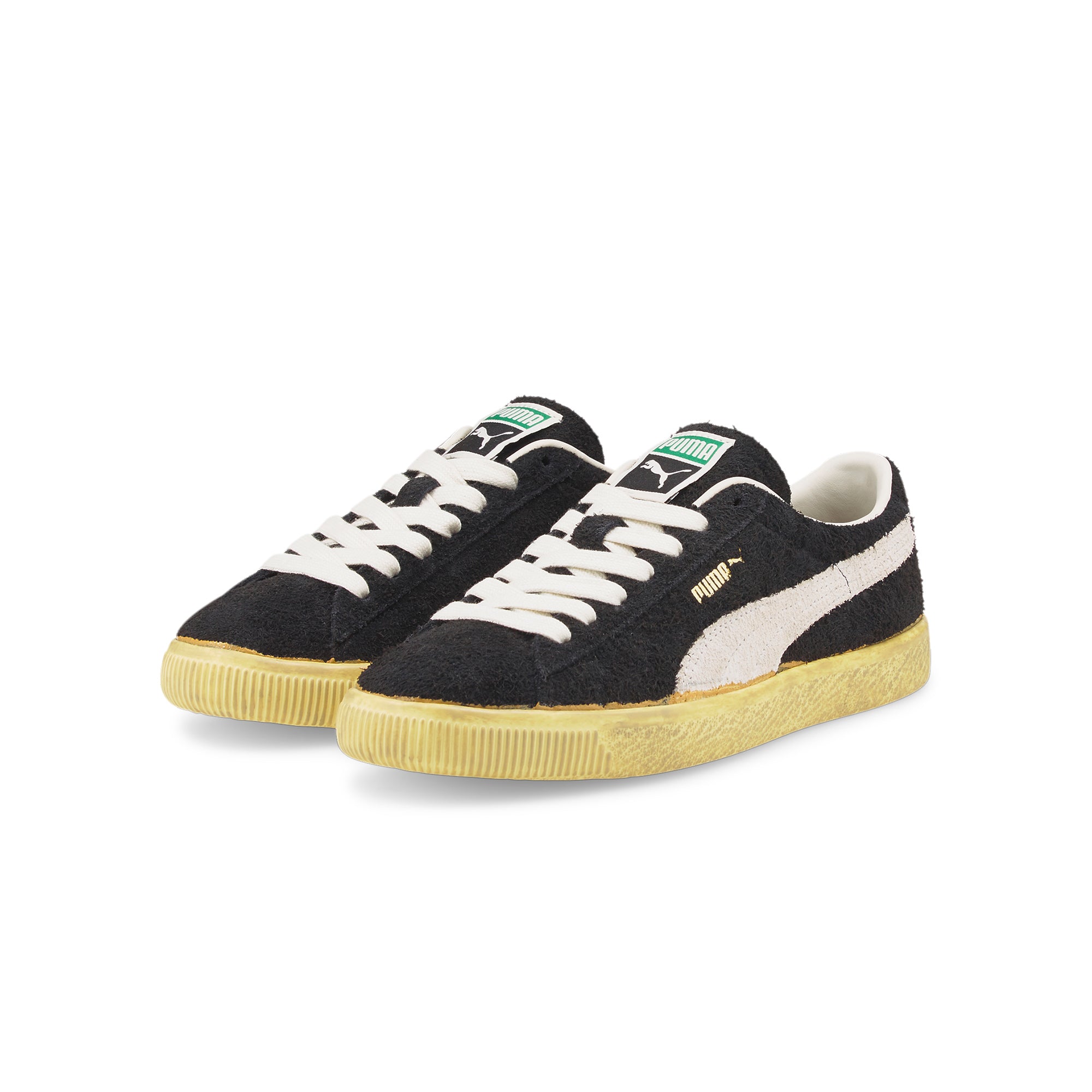 Puma Mens Suede VTG The NeverWorn 'Puma Black/Whisper White'