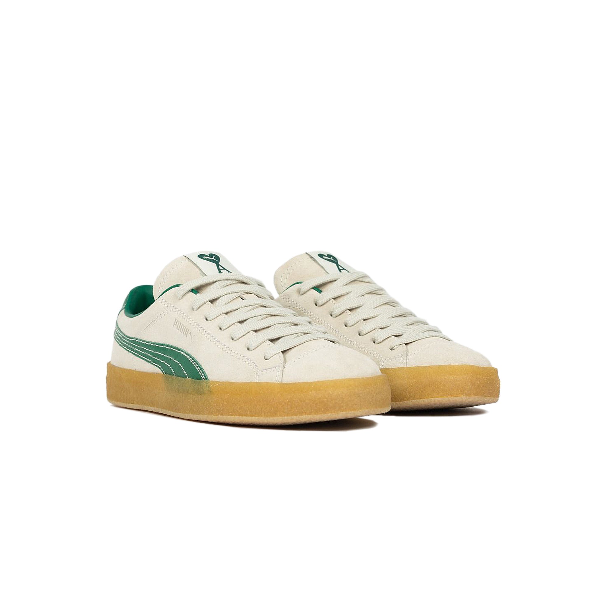 Puma Mens Suede Crepe Ami Shoes 'Pristine'