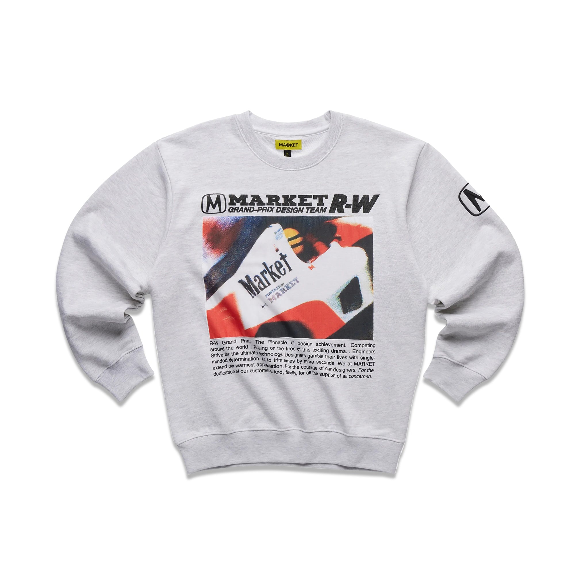 MARKET Mens Grand Prix Crewneck