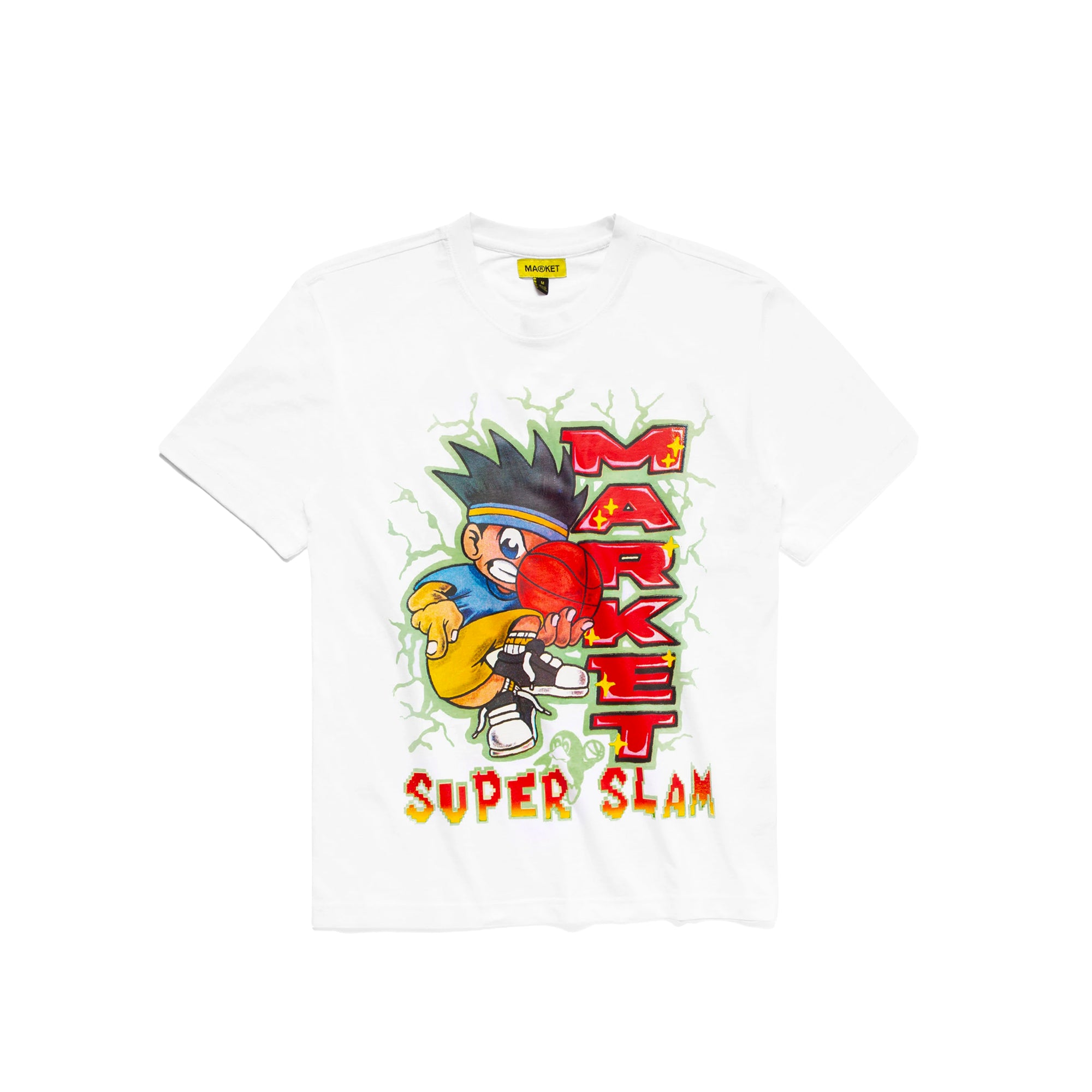 Market Mens Super Slam SS Tee White