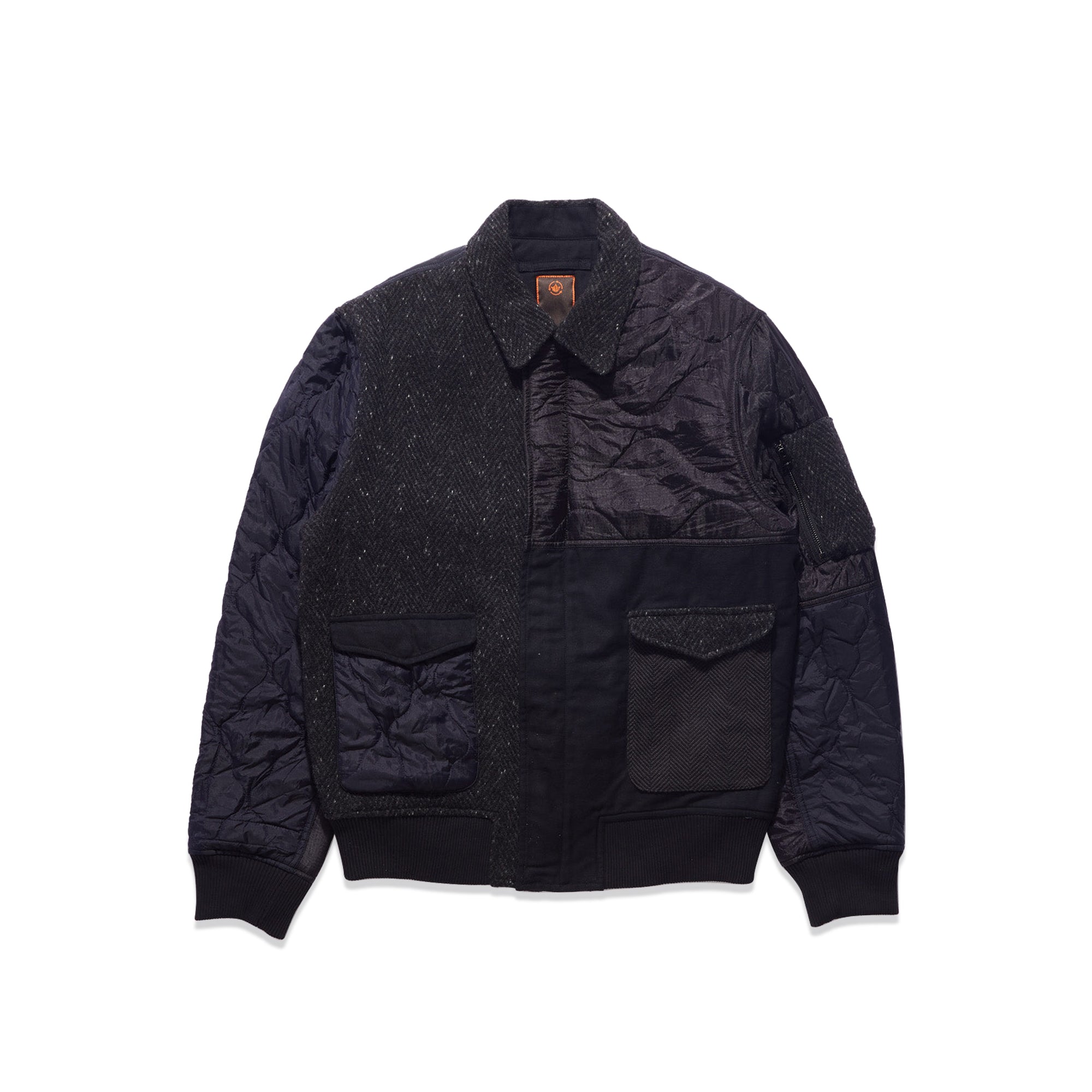 Maharishi Mens Upcycled A2 Flight Jacket