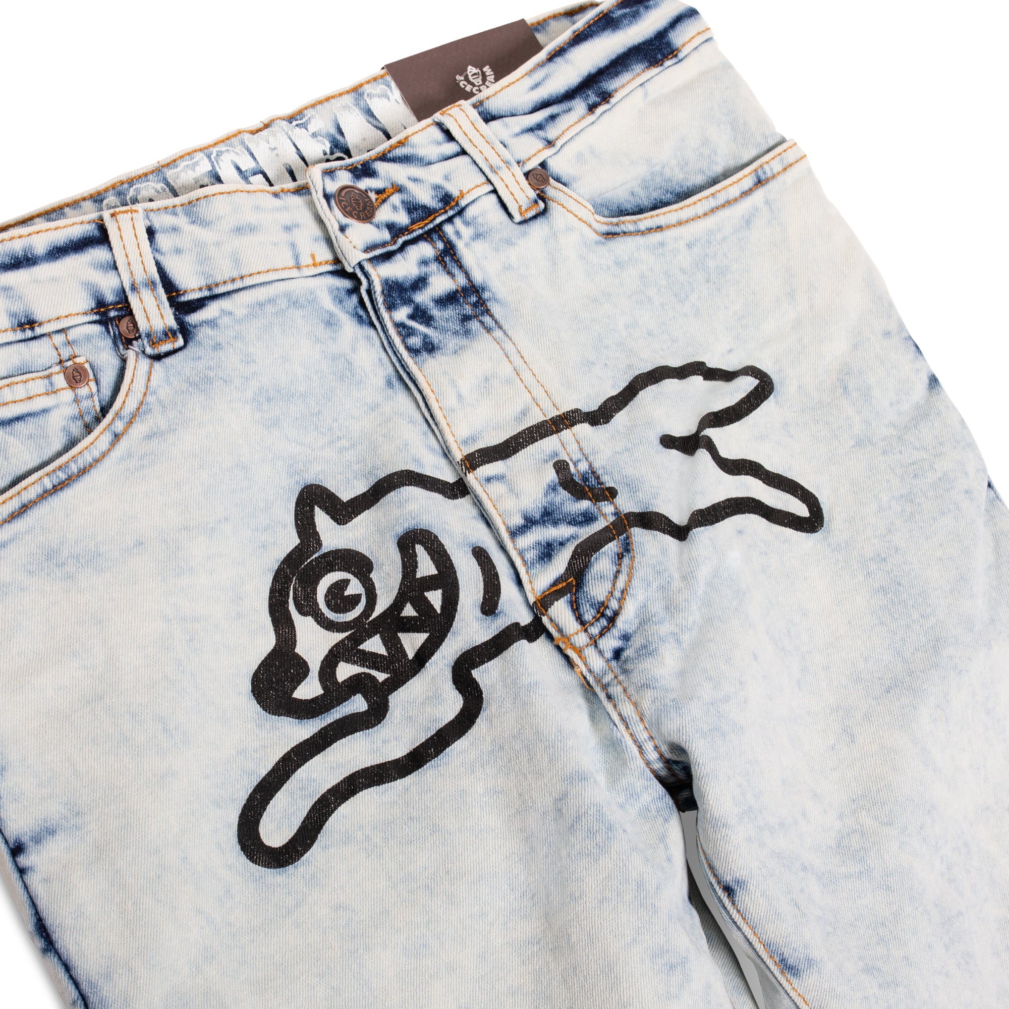 Icecream Mens Running Dog Jean 'Light Blue'