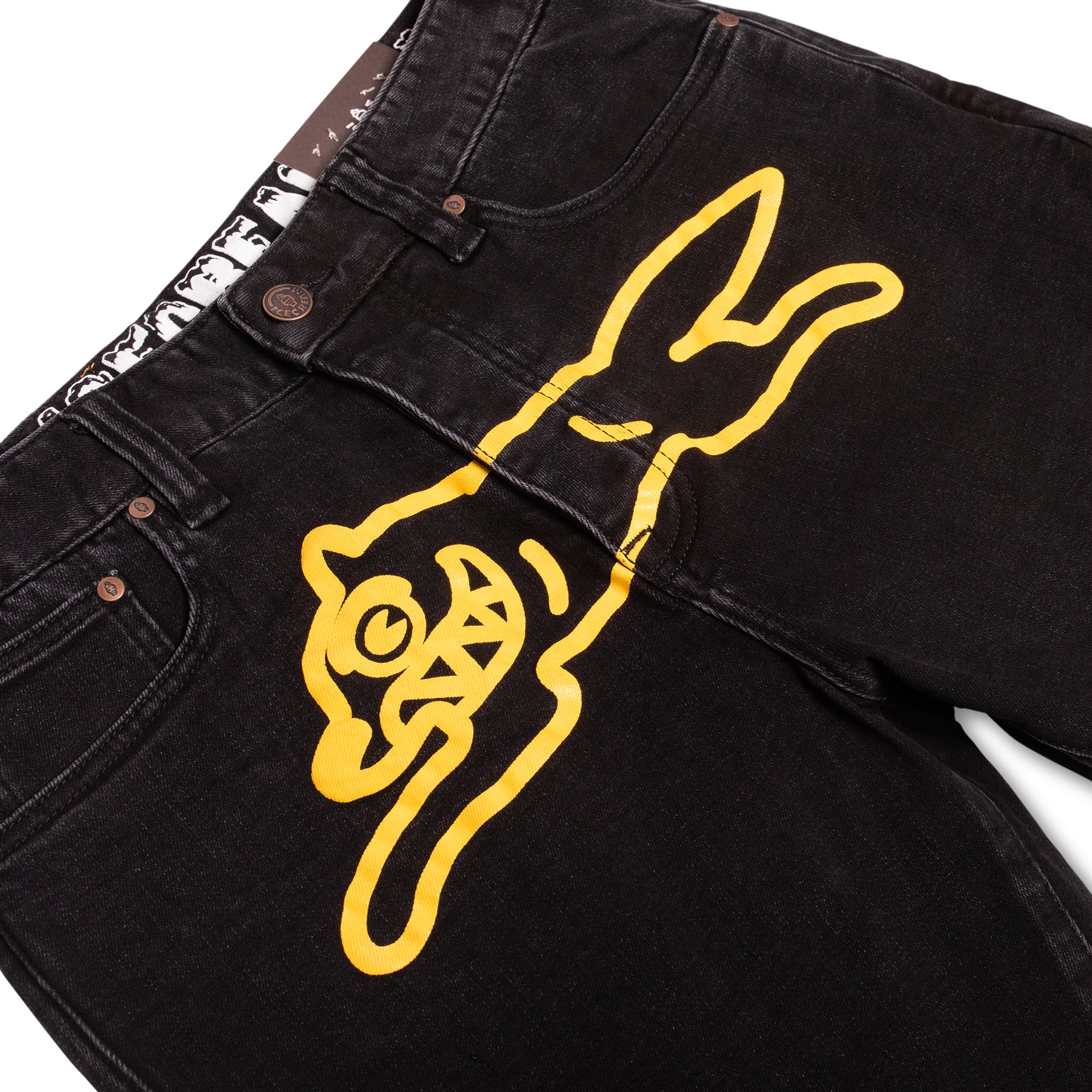 Icecream Mens Golden Jean Shorts 'Black Jean'