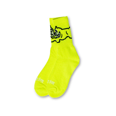 Icecream Mens Sock 'Neon Yellow'