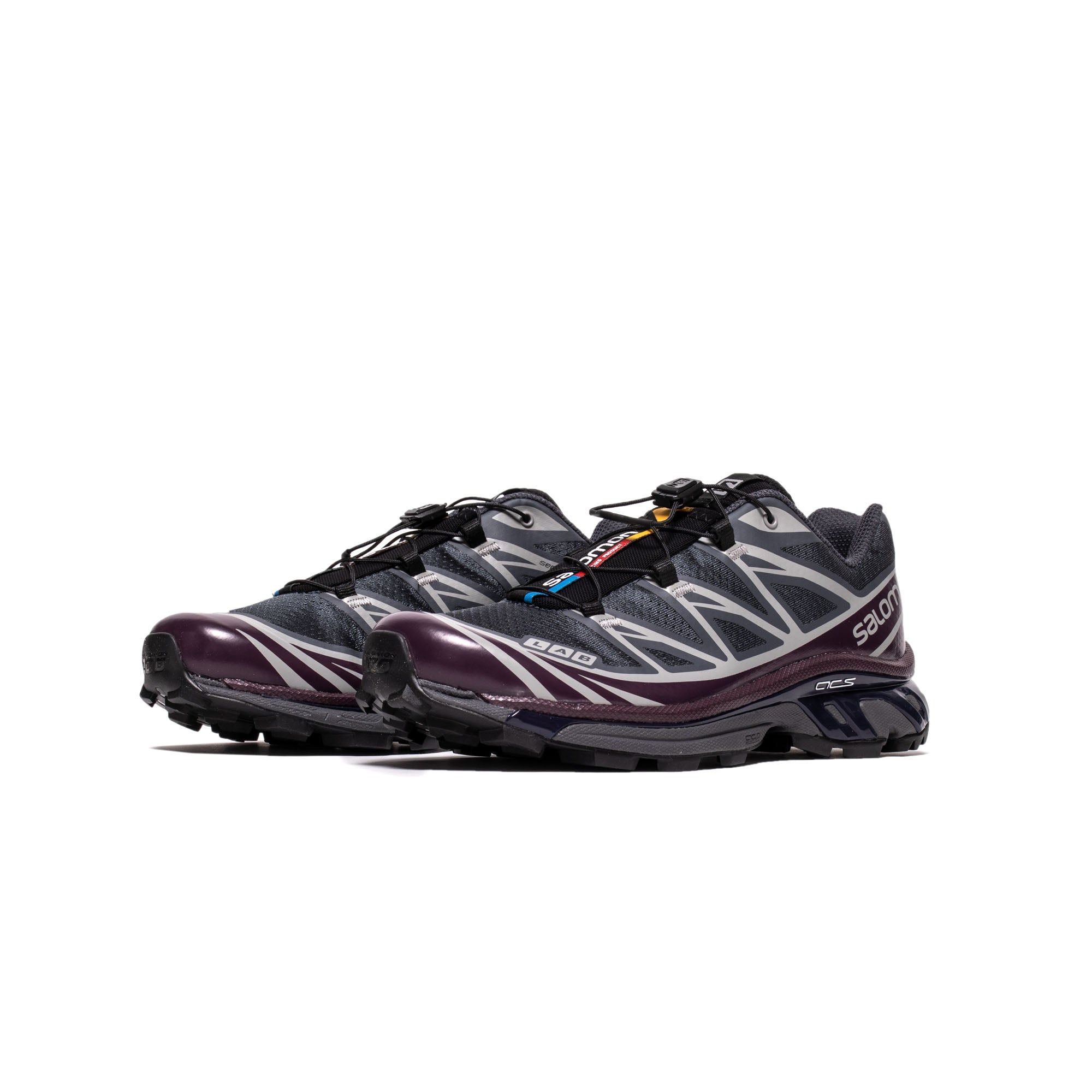 Salomon Mens XT-6 Advanced Shoes 'Ebony/Maverick/Evening Blue'