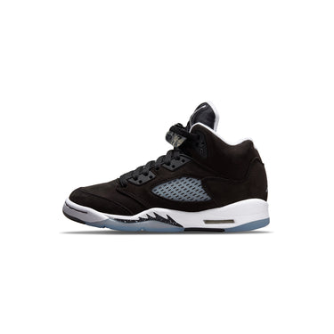 Air Jordan Big Kids 5 Retro Shoes Black/Cool Grey