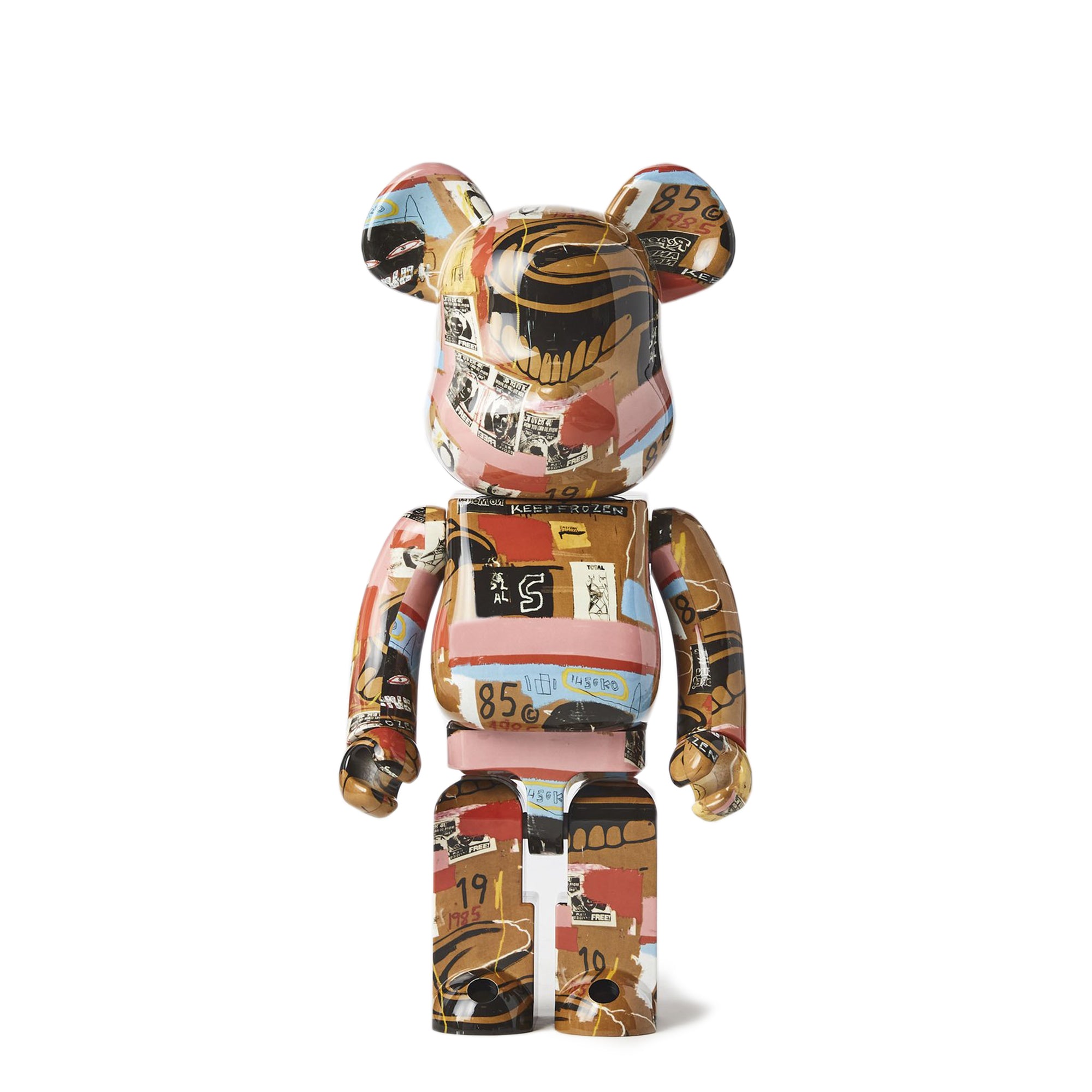 Medicom Be@rbrick Andy Warhol x Jean-Michel Basquiat #2 1000%