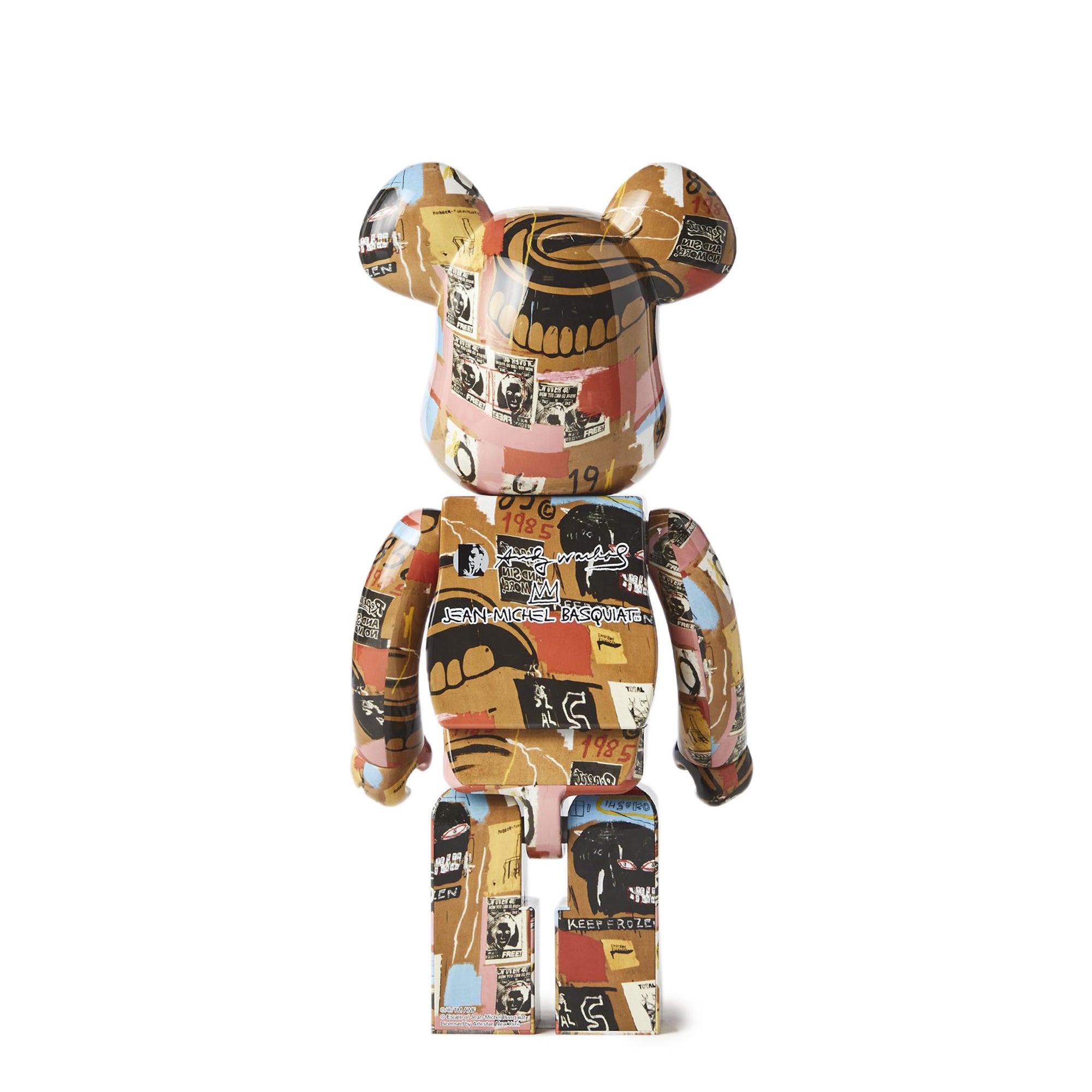 Medicom Be@rbrick Andy Warhol x Jean-Michel Basquiat #2 1000%