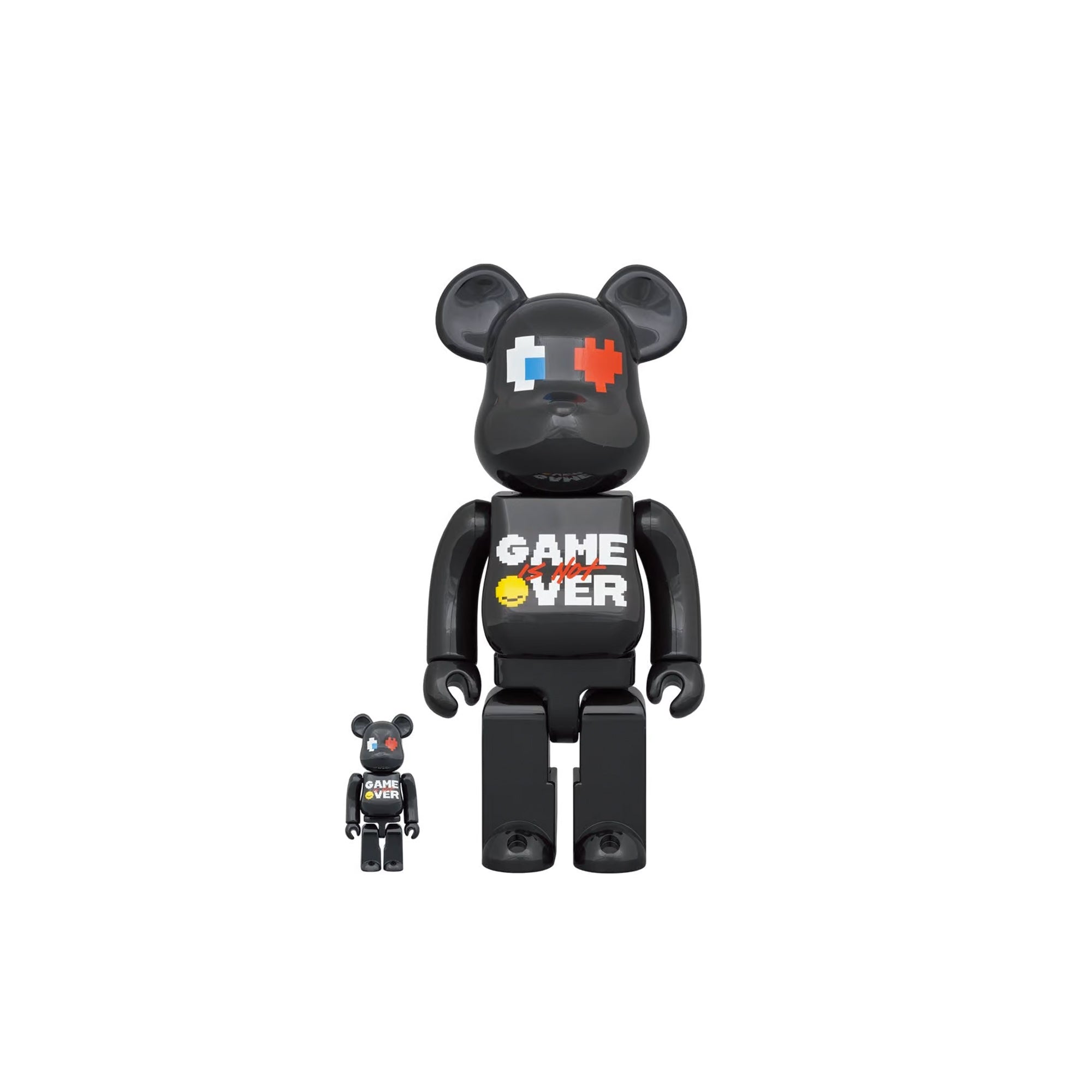 Medicom Be@rbrick Pac-Man x Graffllex x 9090 x S.H.I.P & Crew 100% & 400% Set