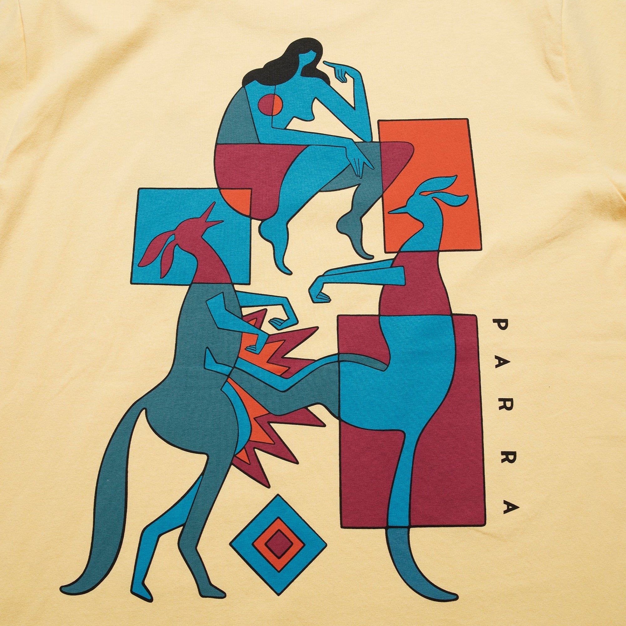 By Parra Mens Down Under SS T Shirt