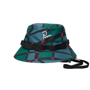 By Parra Squared Wave Pattern Safari Hat