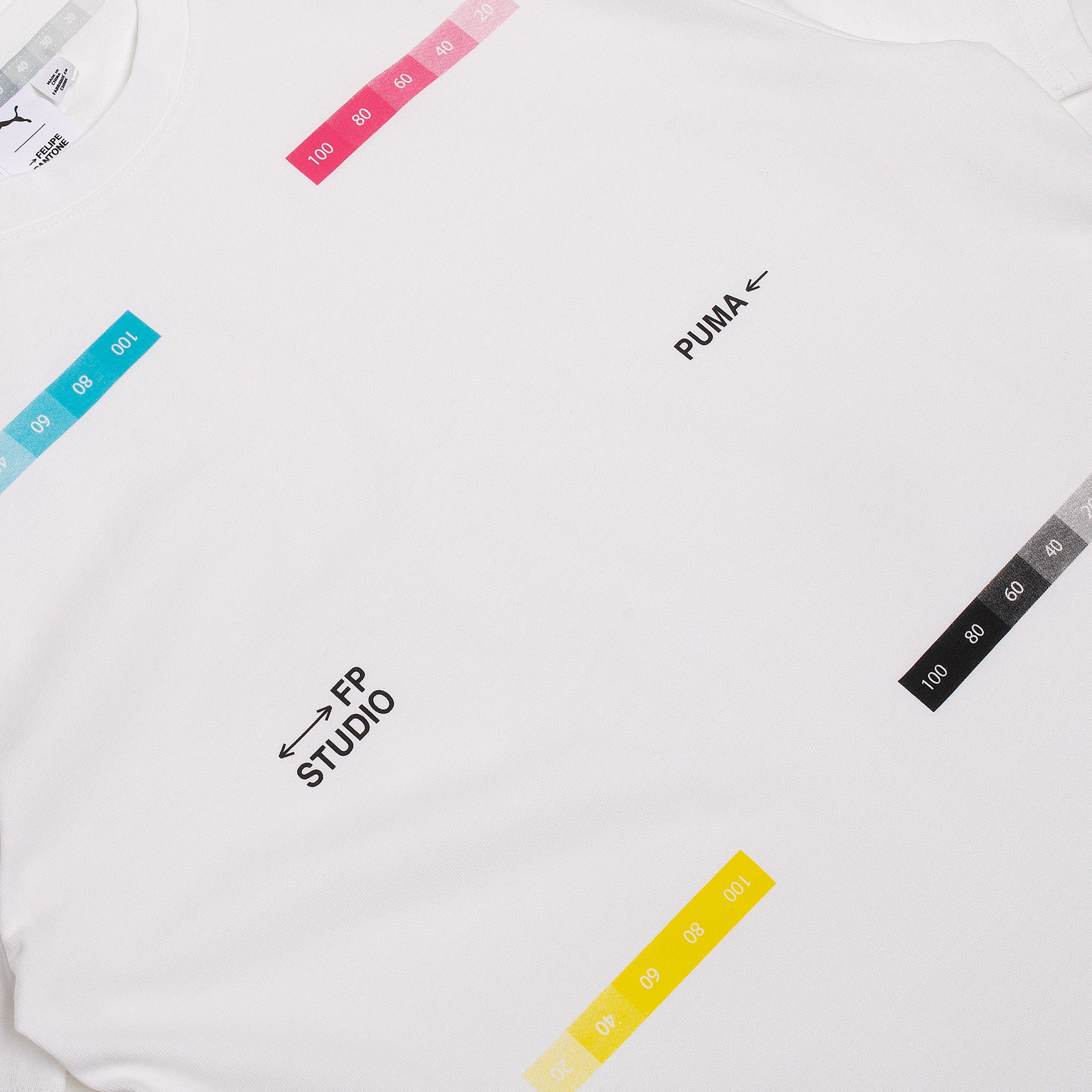 Puma x Felipe Pantone Mens Tee 'Puma White'