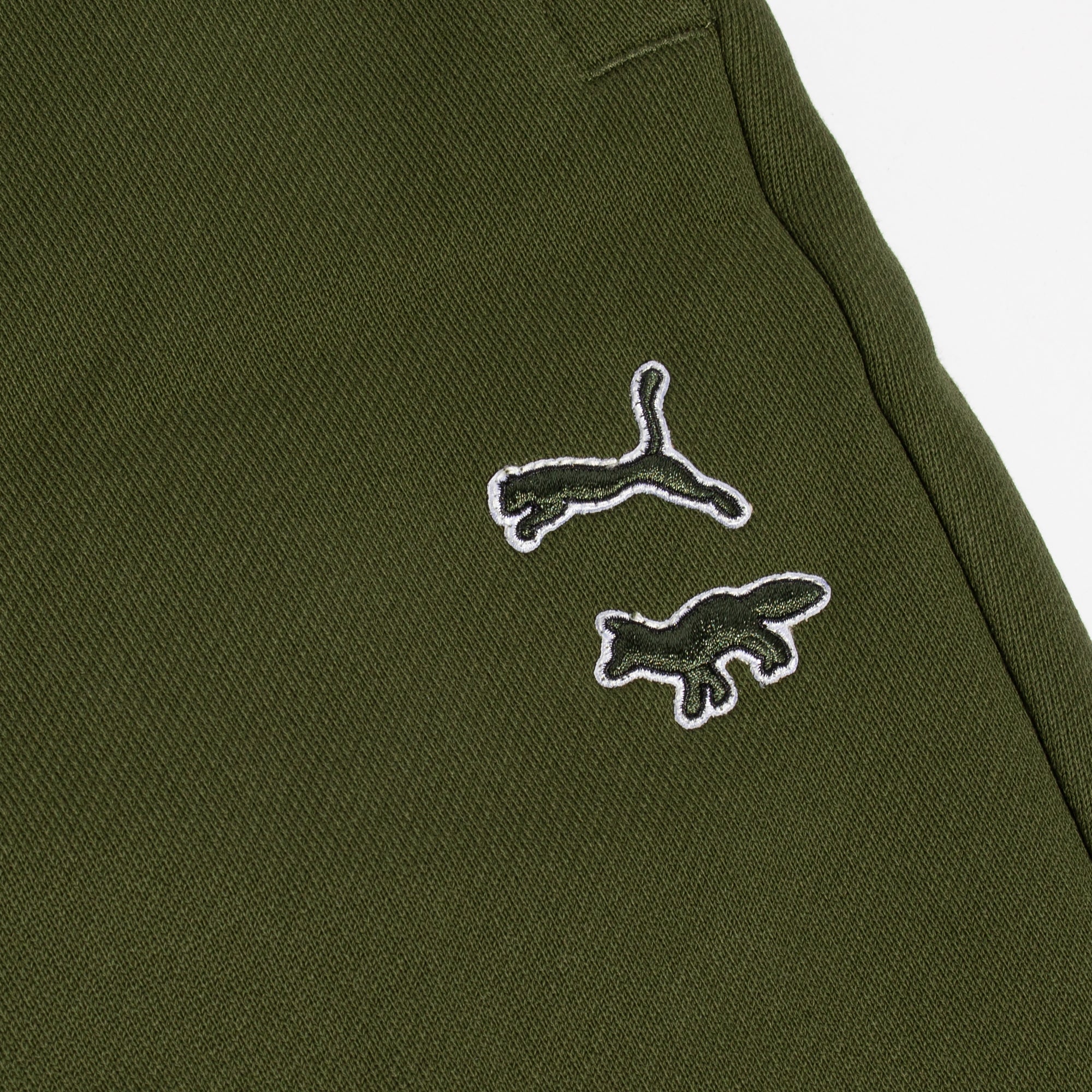 Puma x Maison Kitsune Mens Sweatpants 'Rifle Green'