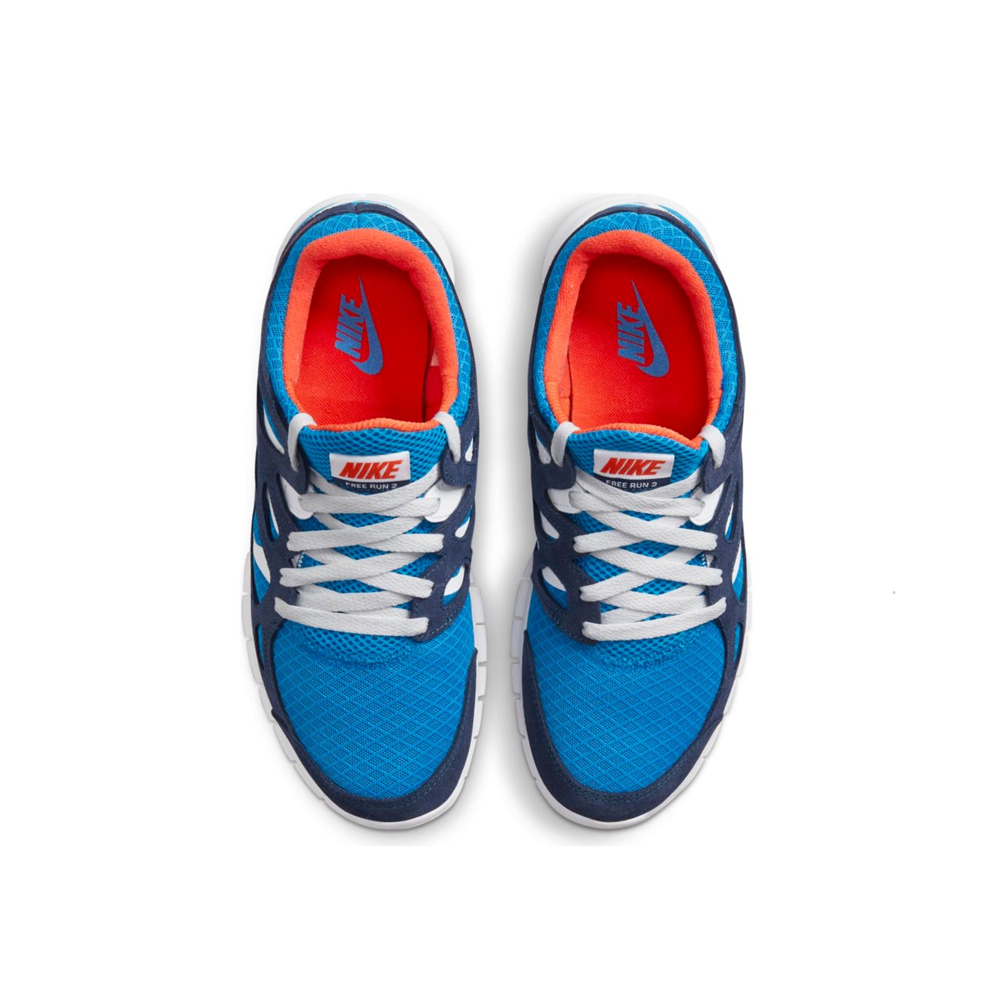 Nike Mens Free Run 2 Shoes 'Lt Photo Blue/Orange'