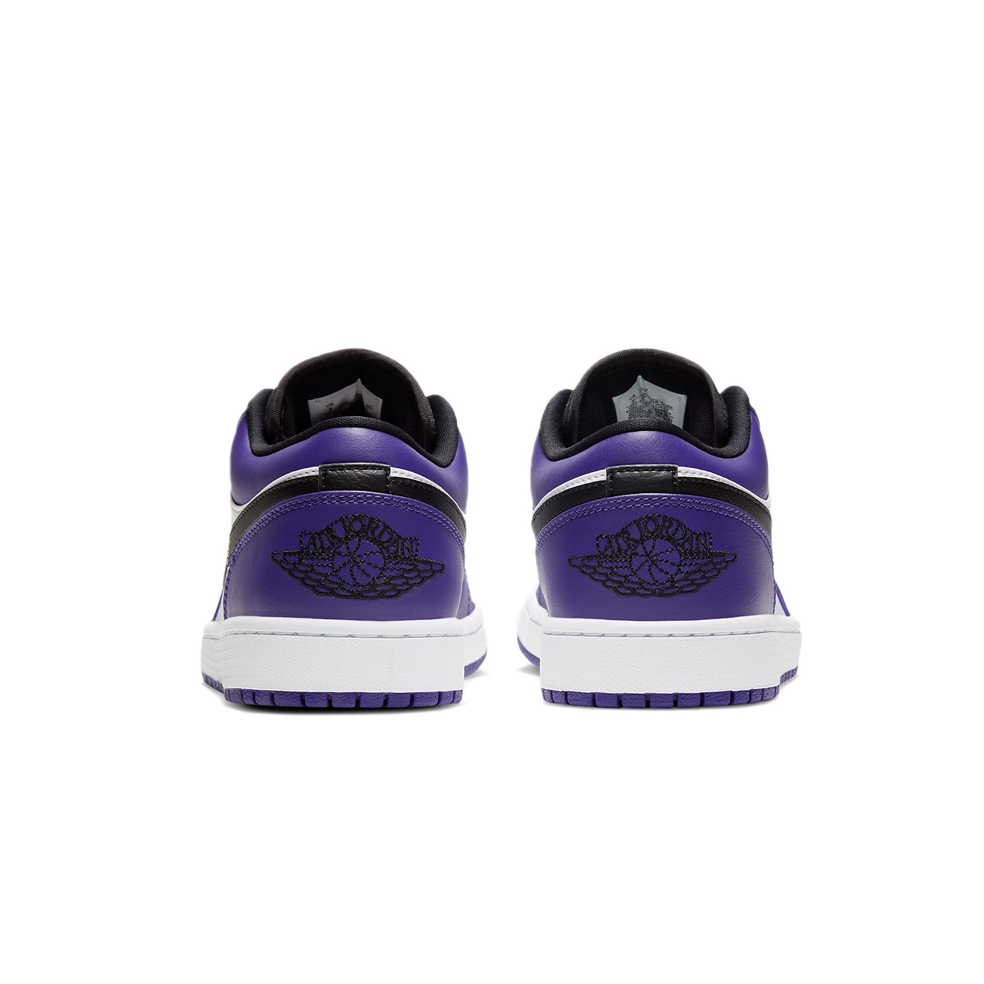 Air Jordan Mens 1 Low 'Court Purple' Shoes