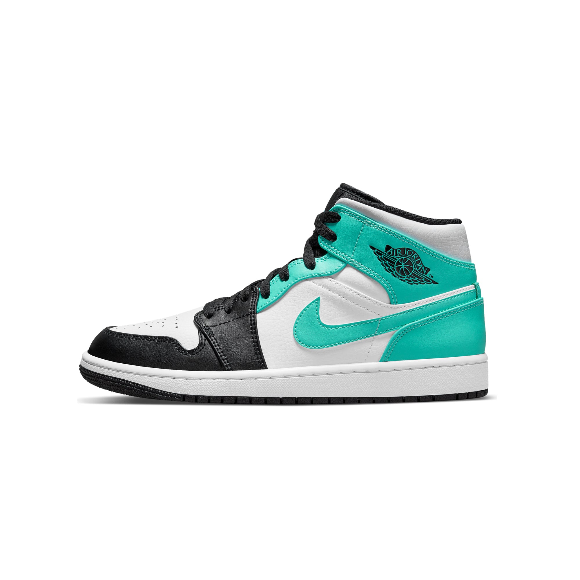 Air Jordan 1 Mens Mid Shoes 'White/Tropical Twist-Black' – Extra Butter