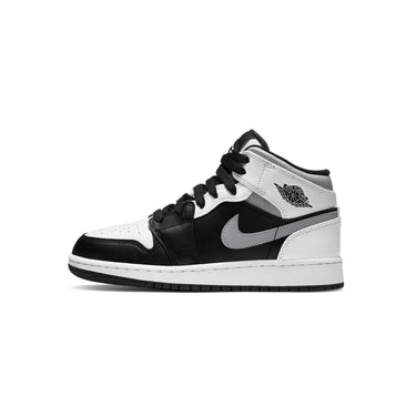 Air Jordan Kids 1 Mid 'White Shadow' GS Shoes