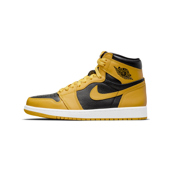 Air Jordan Mens 1 Retro High OG Pollen Shoes – Extra Butter