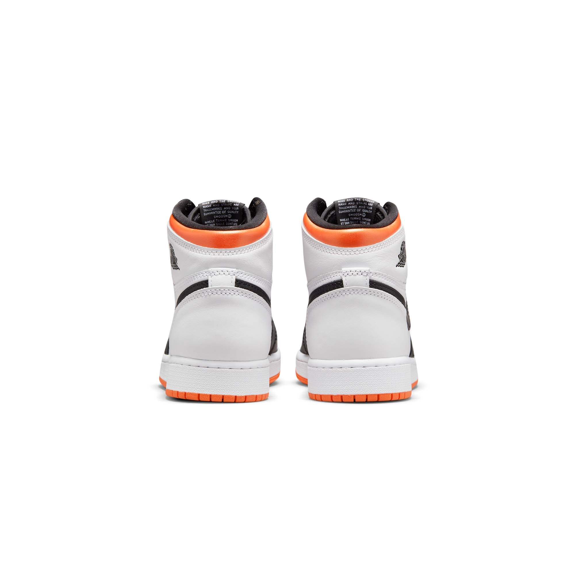 Air Jordan Kids 1 Retro High OG Electro Orange Shoes