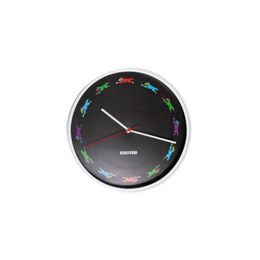 Icecream Mens Father Time Clock 'Black'